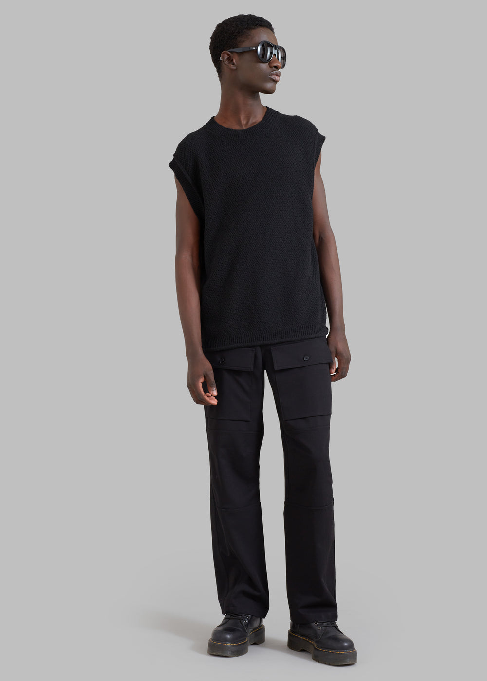 Grant Cargo Pants - Black - 1