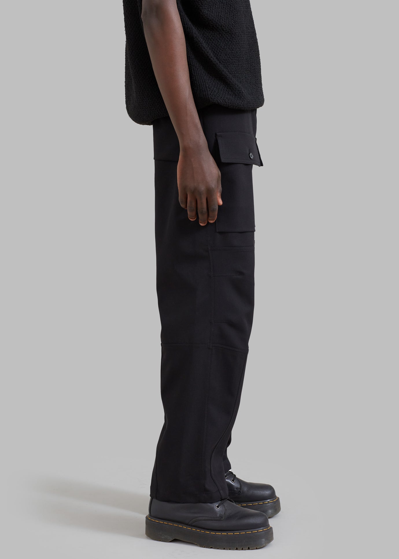 Grant Cargo Pants - Black - 1