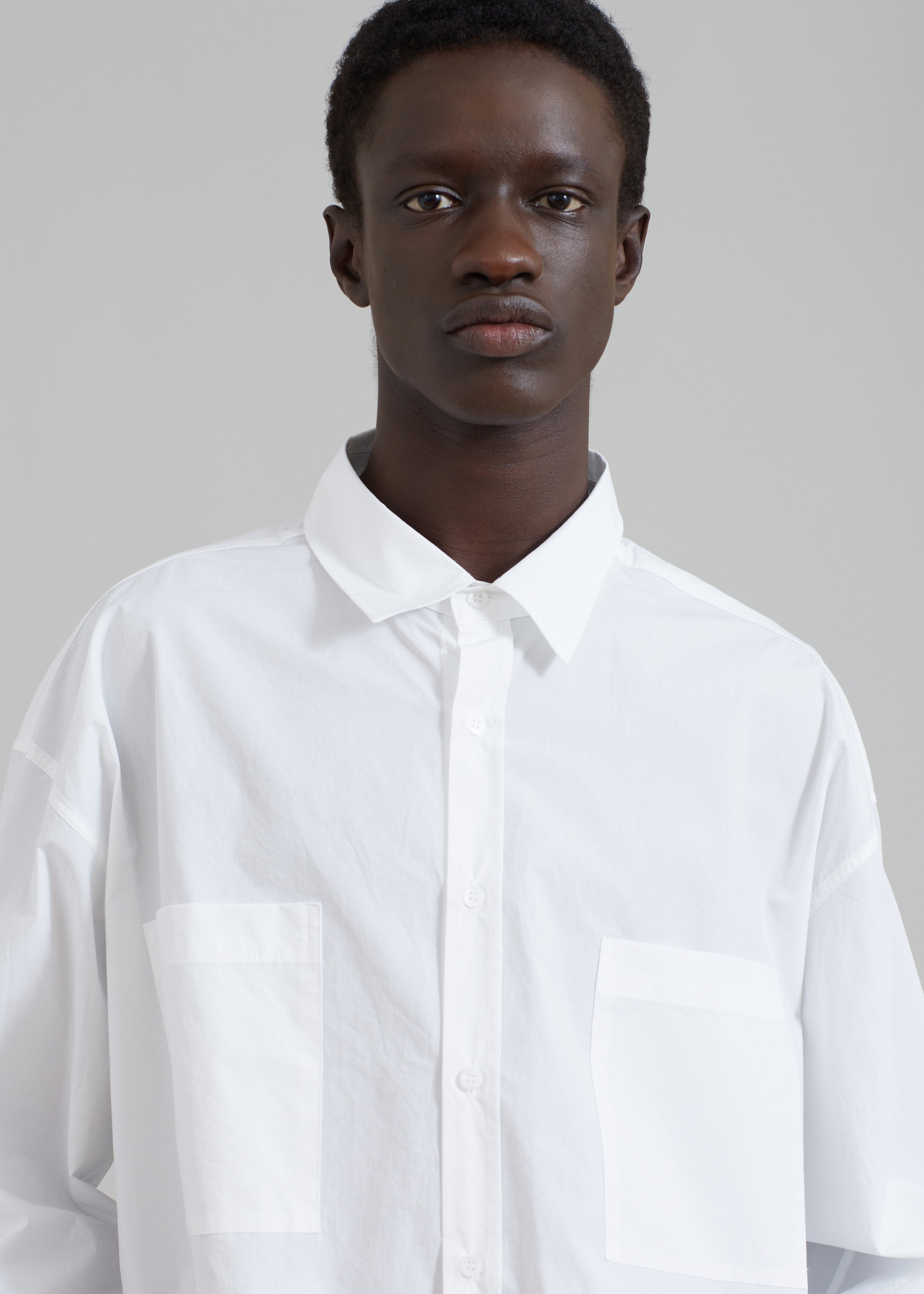 Gus Oversized Shirt White