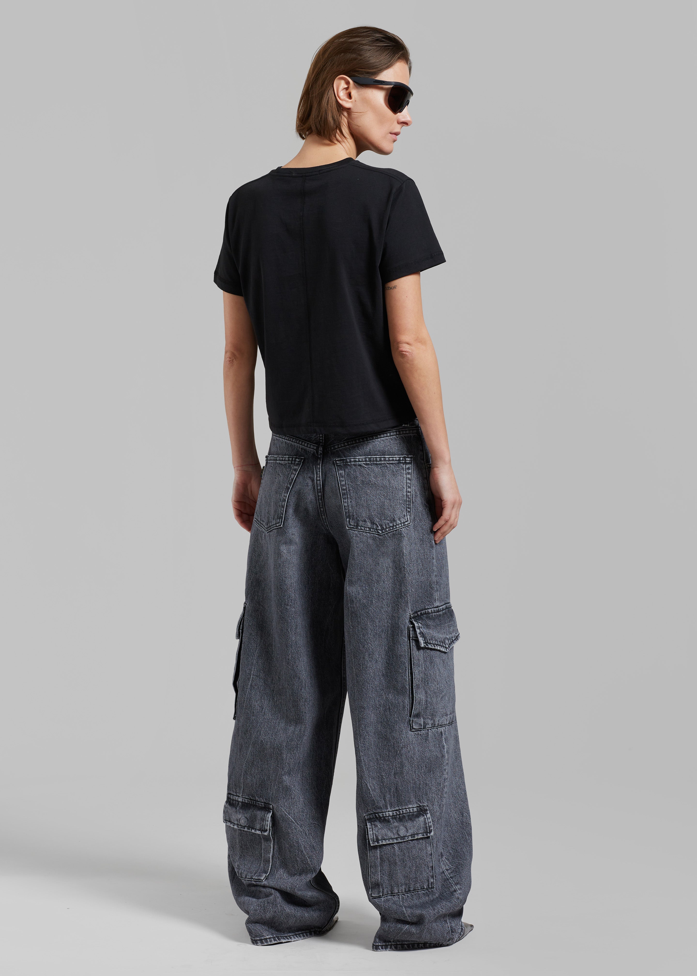 Haikure Bethany Cargo Pants - Marble Black - 3