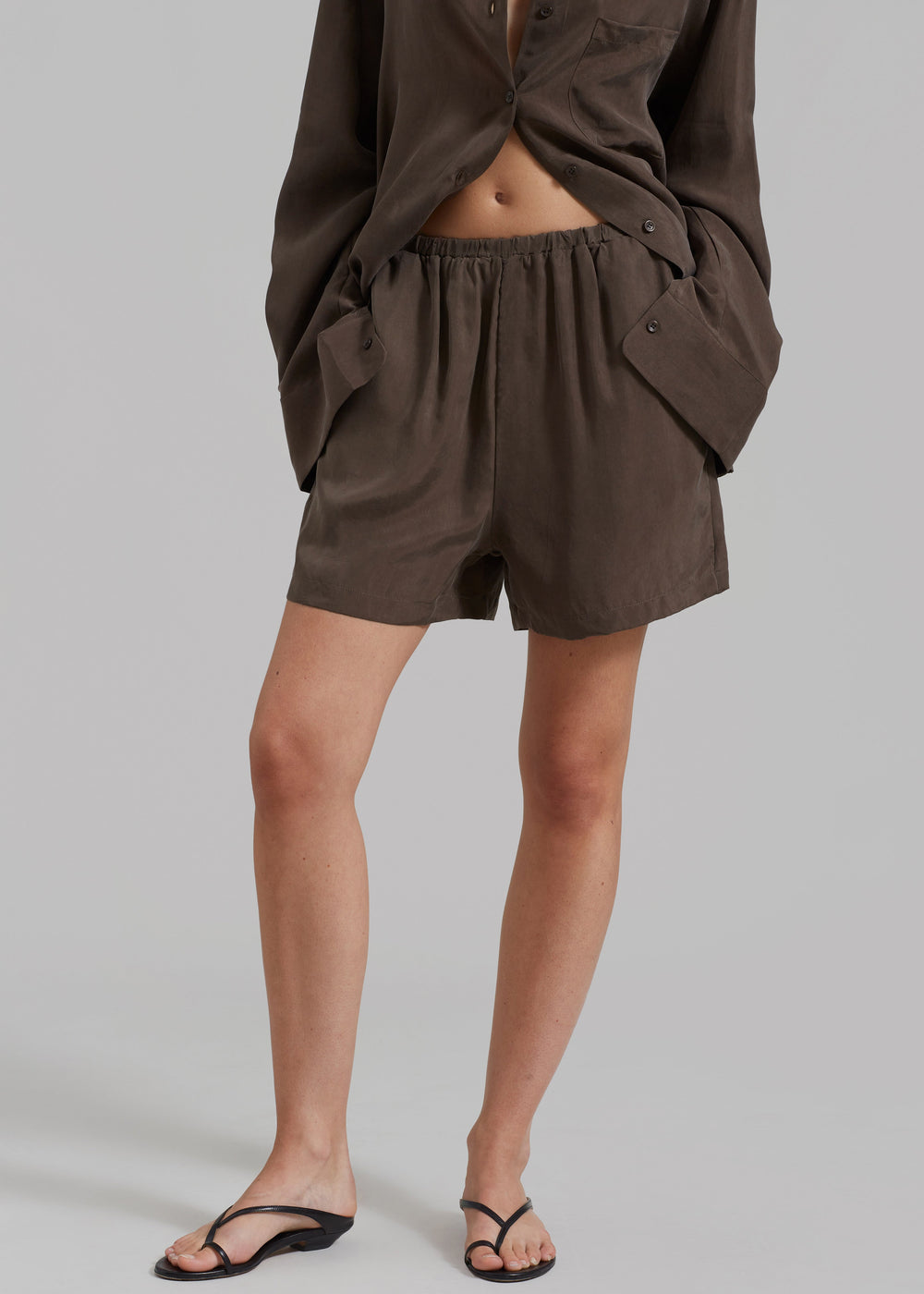 Haneul Shorts - Brown