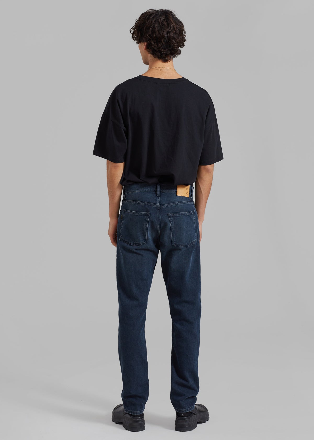 Haikure Tokyo Slim Pants - Mended Blue Black - 8