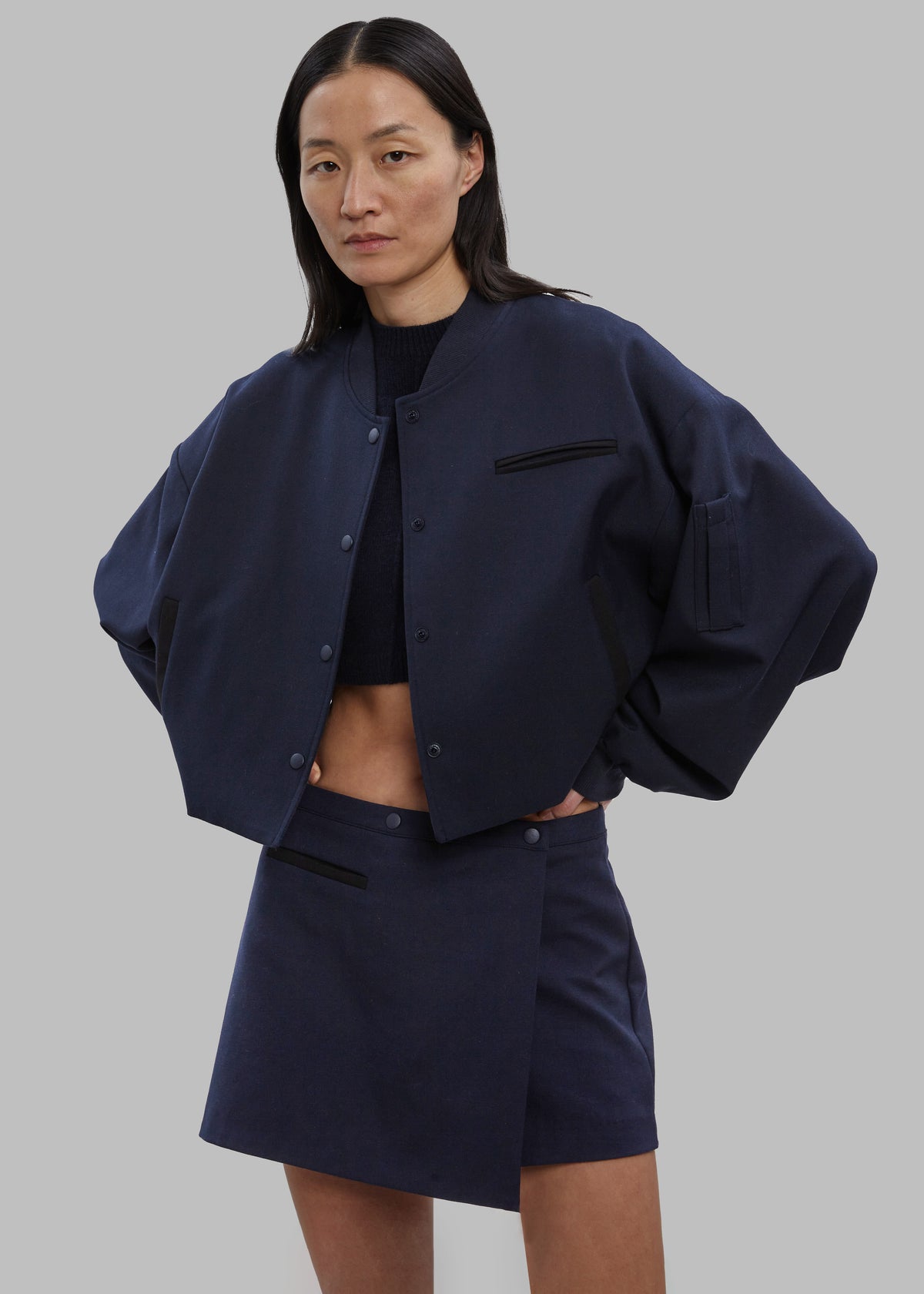 Hava Wrap Skort - Navy - 5