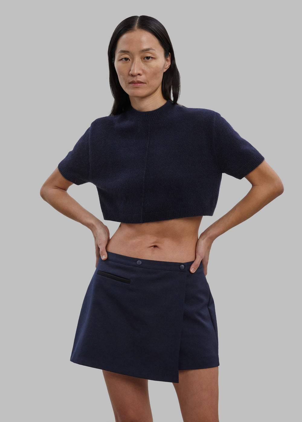 Hava Wrap Skort - Navy - 1