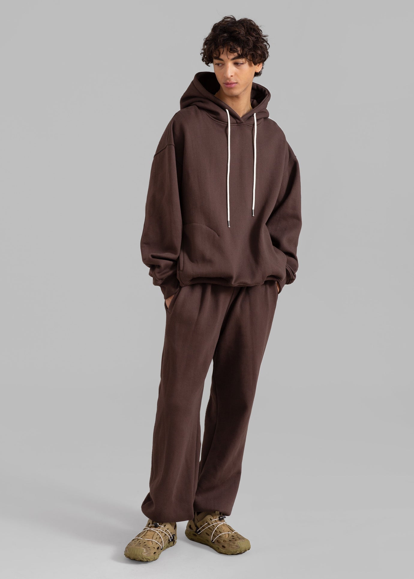 Hoops Hoodie - Chocolate Plum