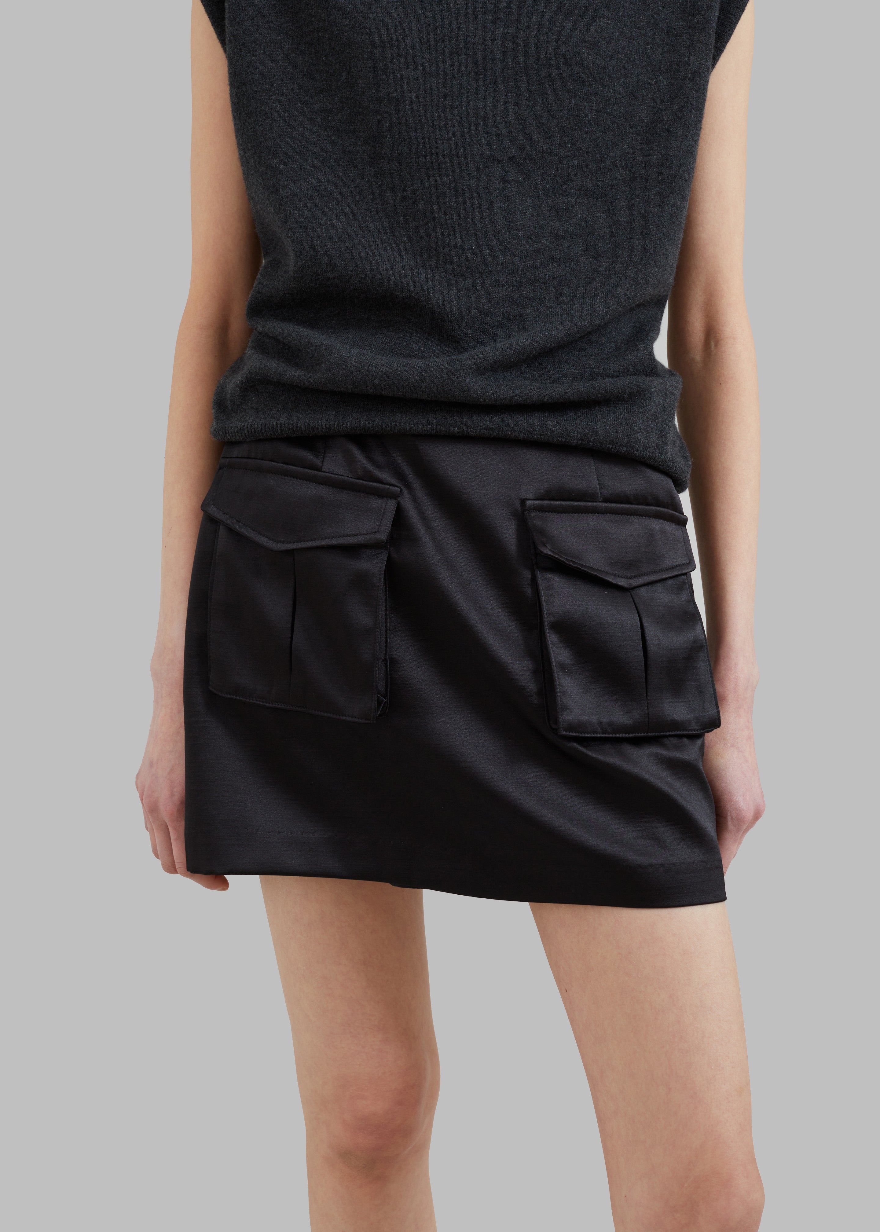 Cargo satin skirt hotsell