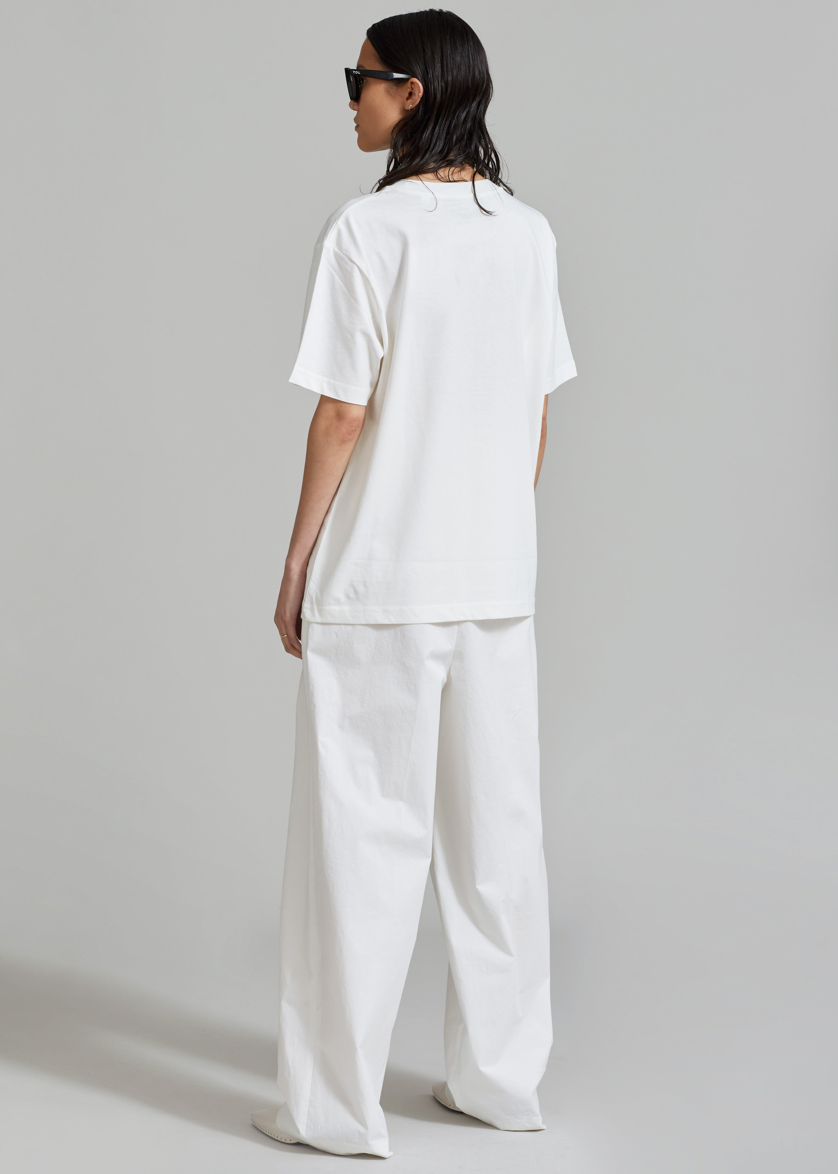 The Frankie Shop x Thomas Lélu Slope T-Shirt - Off White/Black - 10
