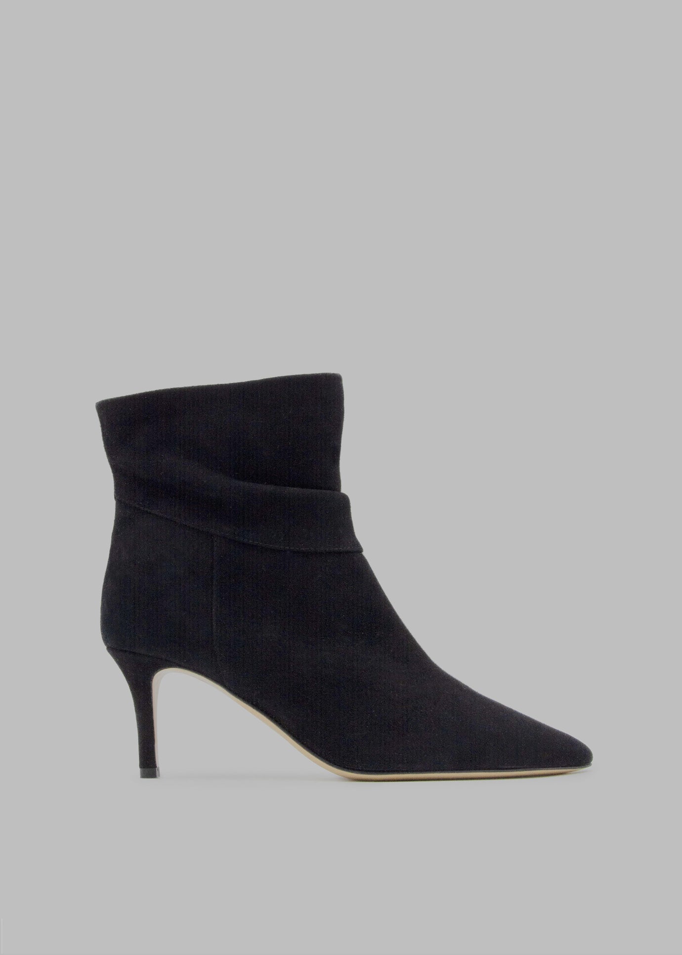 Ilio Smeraldo x Geraldine Boublil Suede Leather Boots - Black