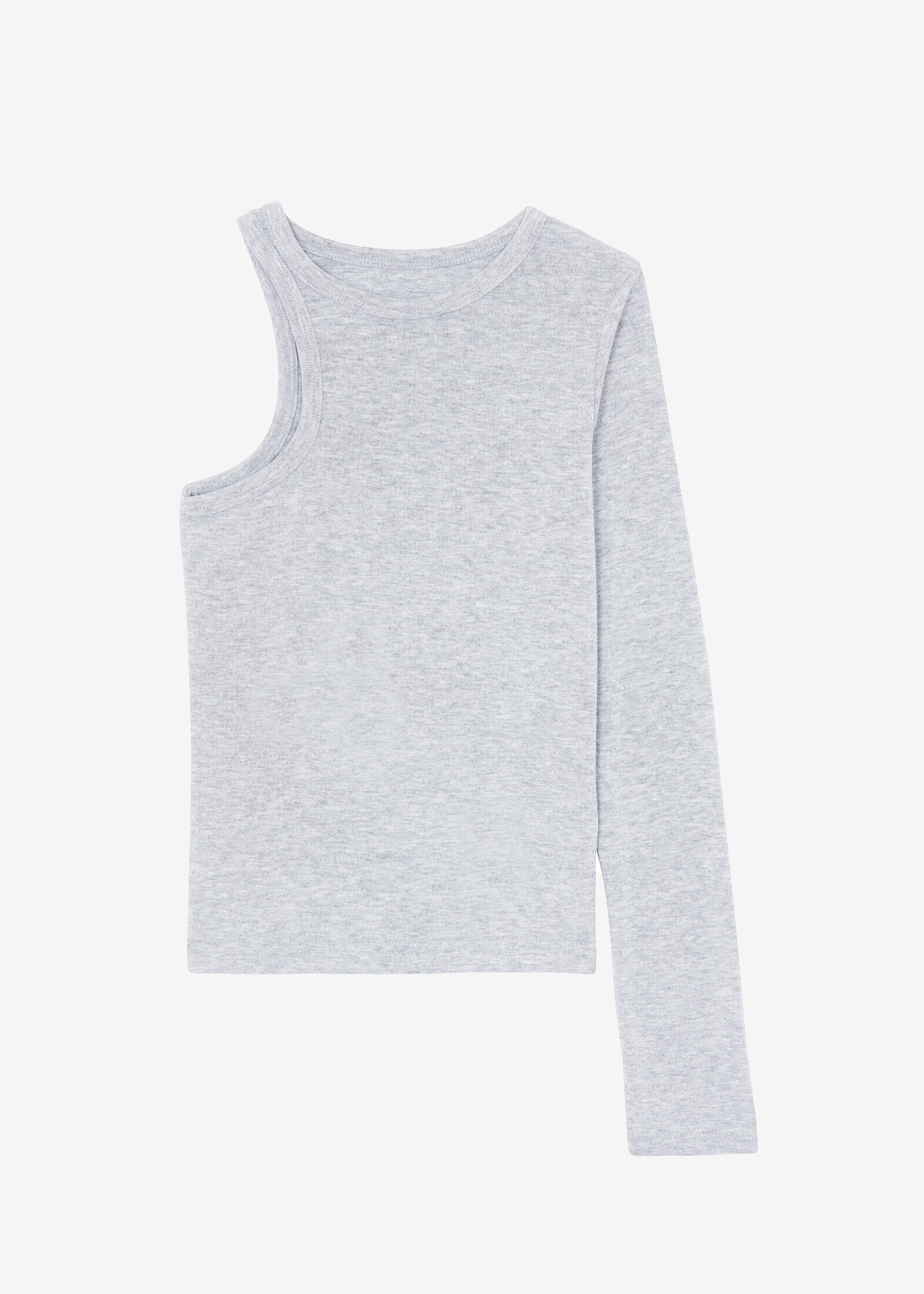 Jamie Asymmetric T-Shirt - Grey - 8
