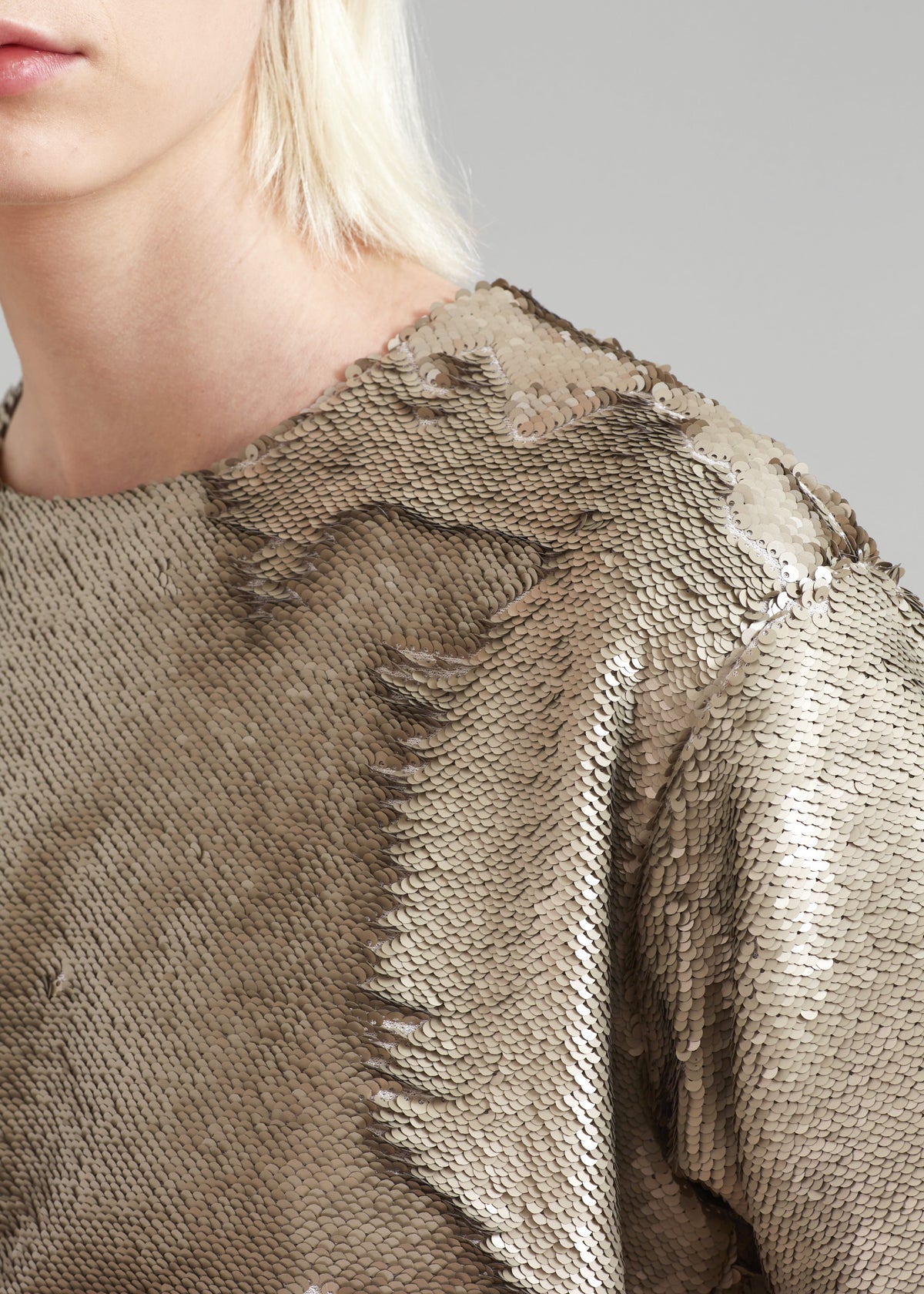 Jones Boxy Sequins Tee - Bronze - 11