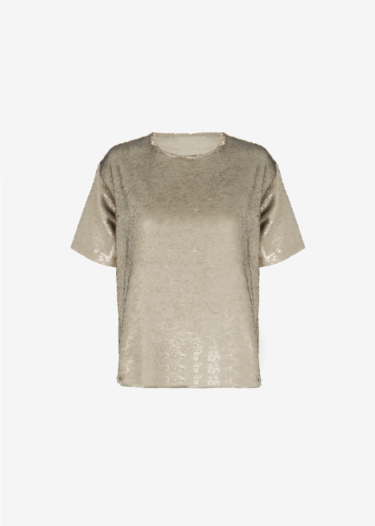 Jones Boxy Sequins Tee - Bronze - 13