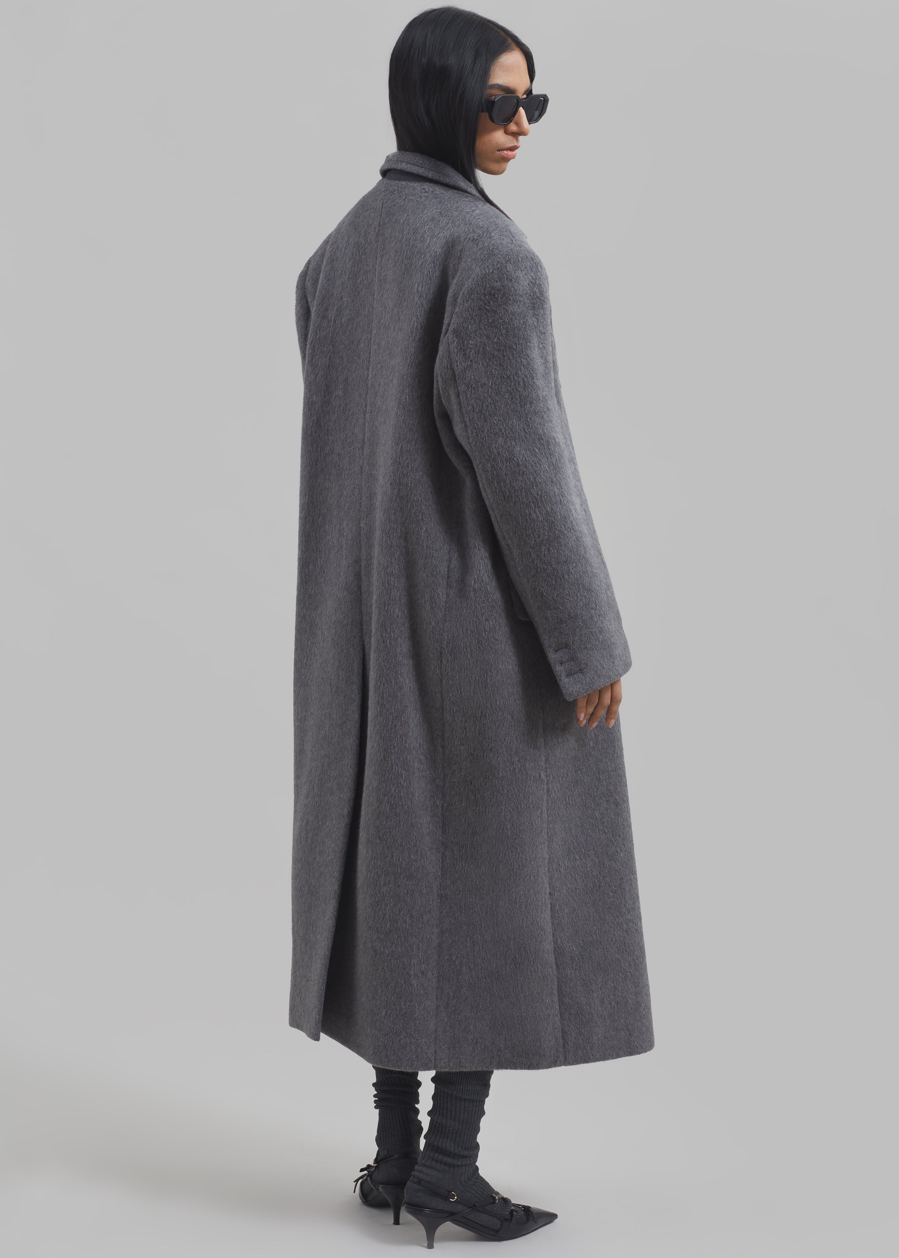 Jordan Wool Coat - Grey - 14