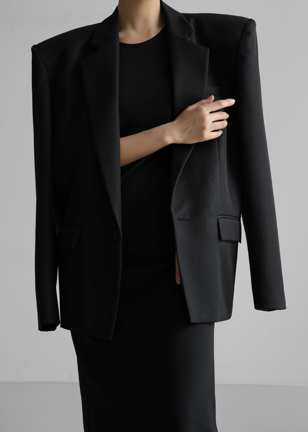 Jun Blazer - Black - 1