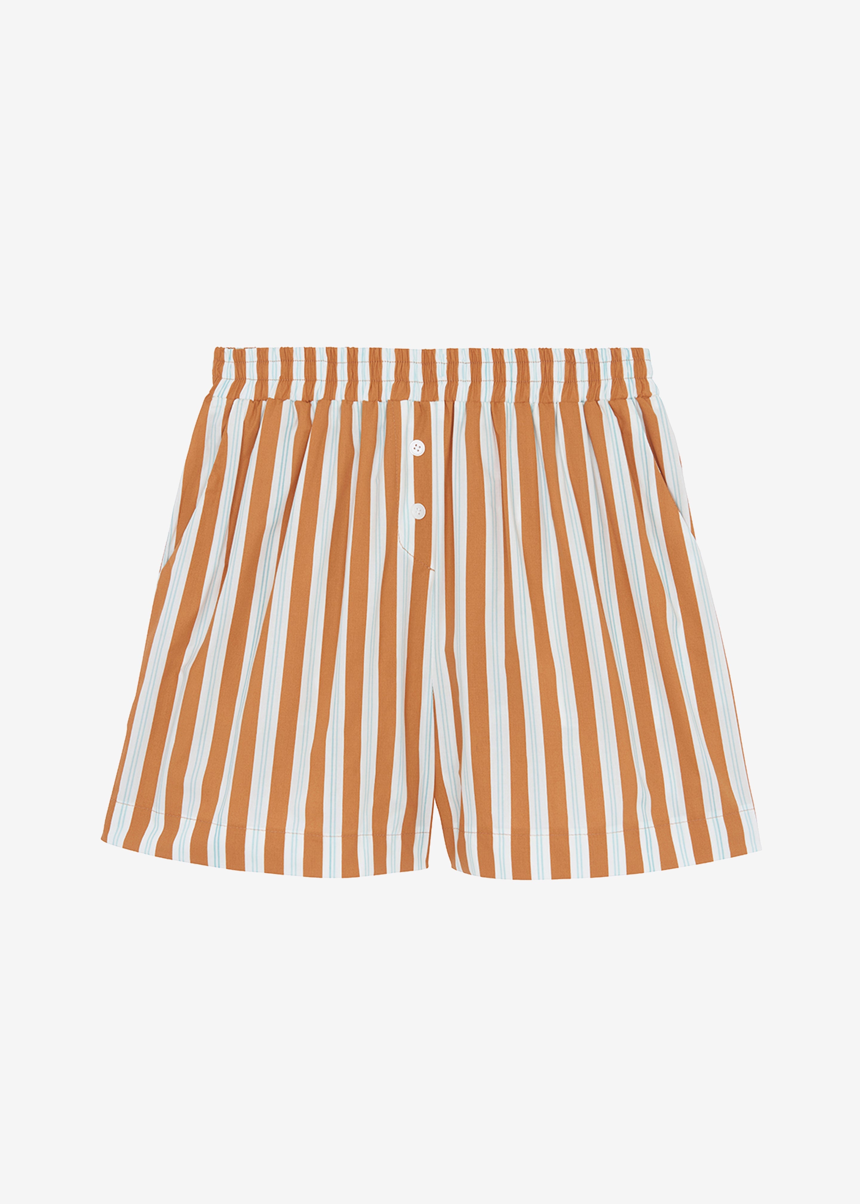 Juno Boxer Shorts - Orange Stripe - 7