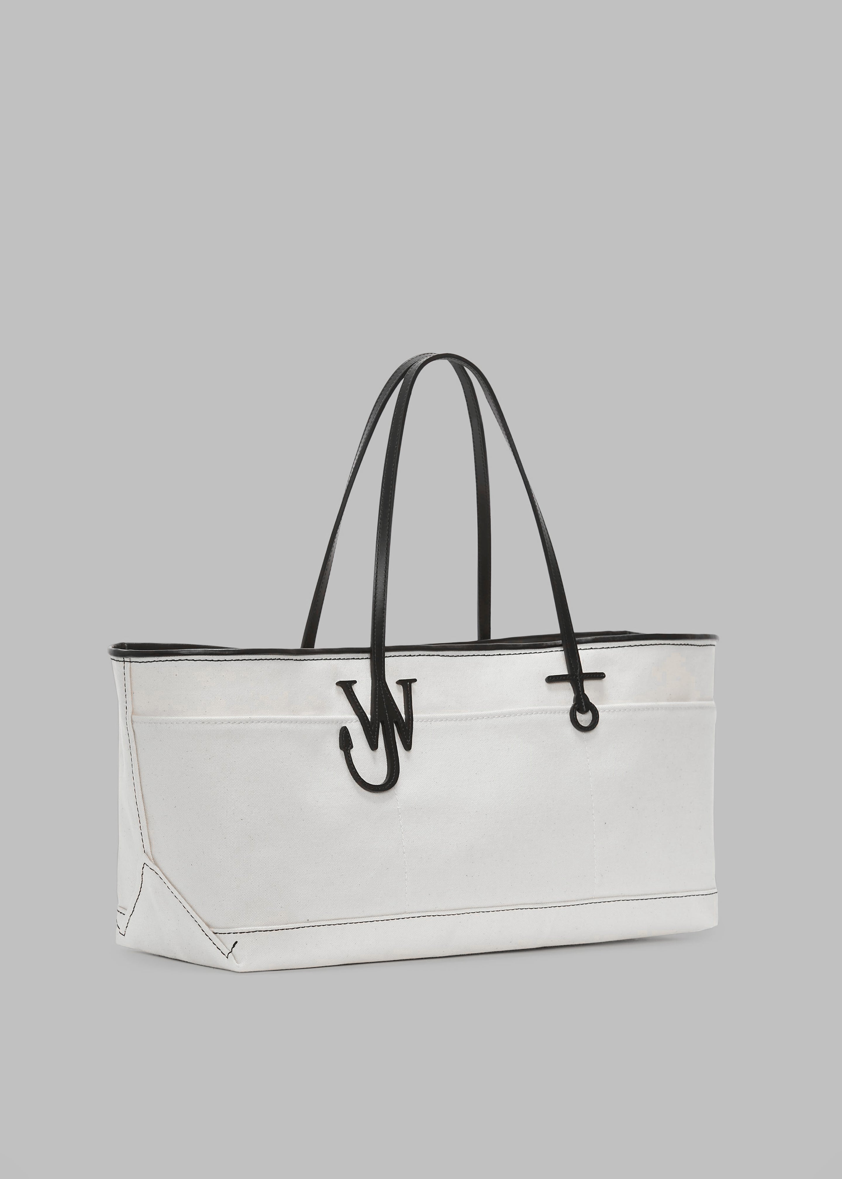 JW Anderson Anchor Stretch Tote - Natural/Black - 1