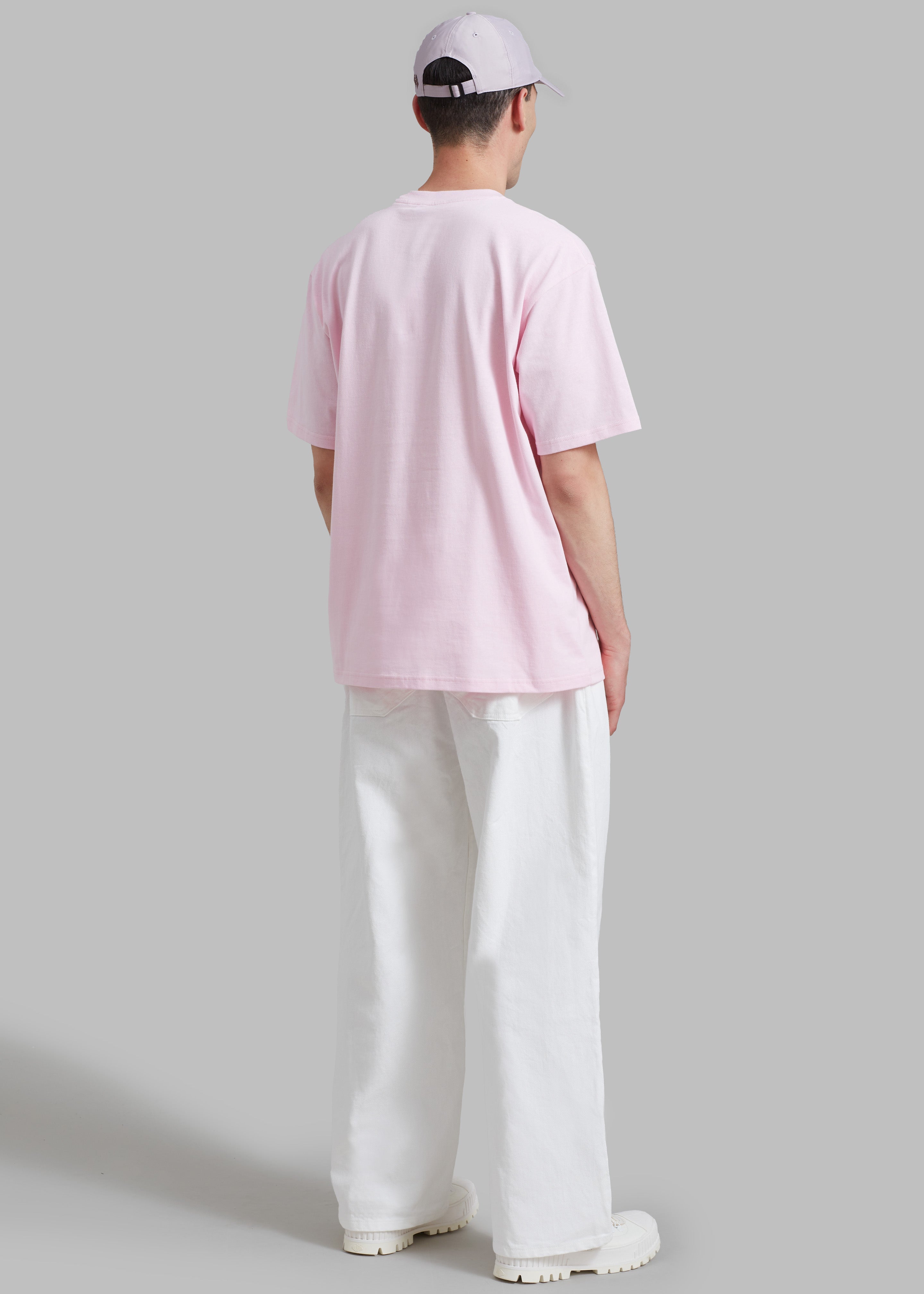 JW Anderson Crouching Stud Chest Pocket T-Shirt - Pink - 6