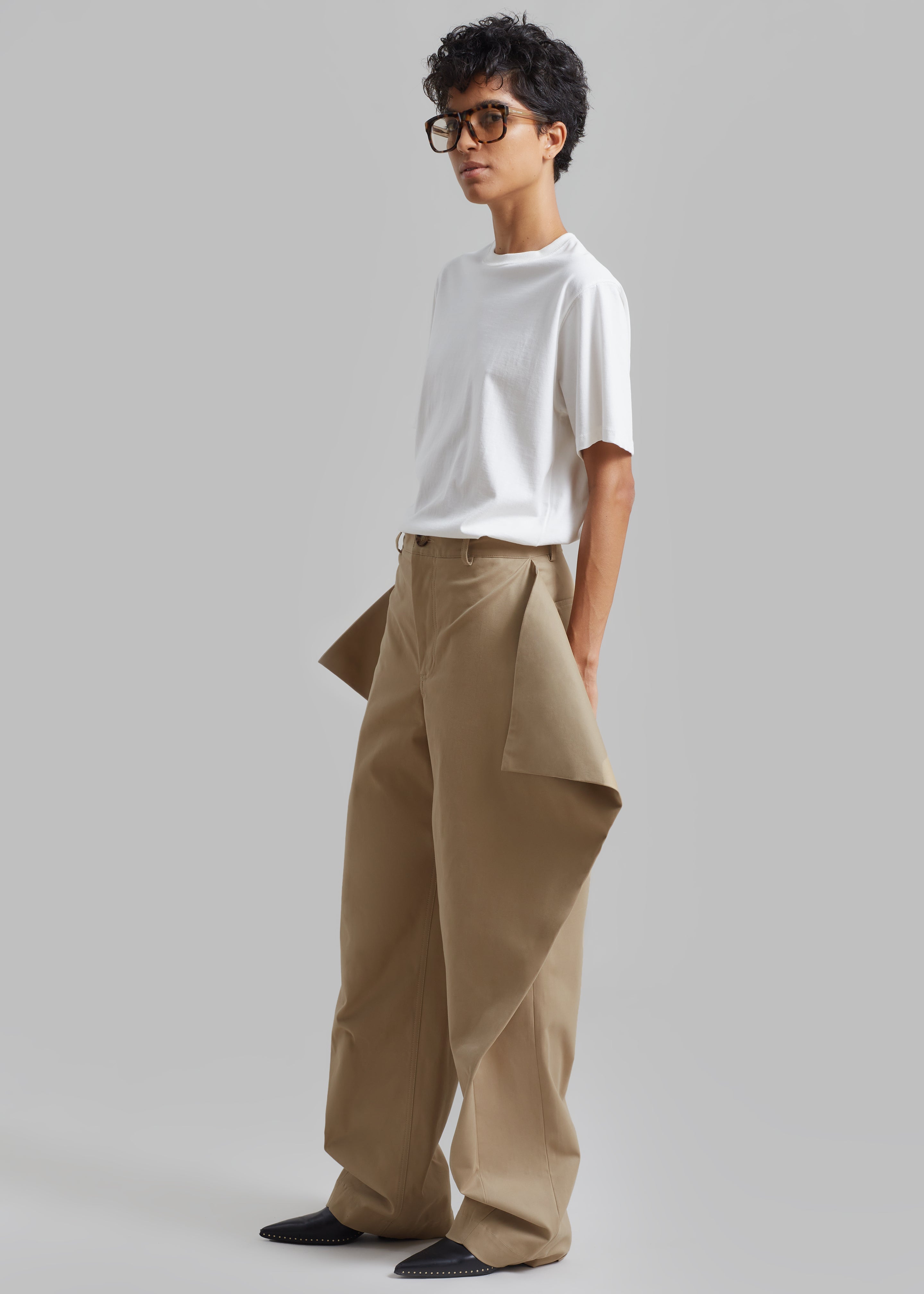 JW Anderson Kite Trousers - Flax - 3