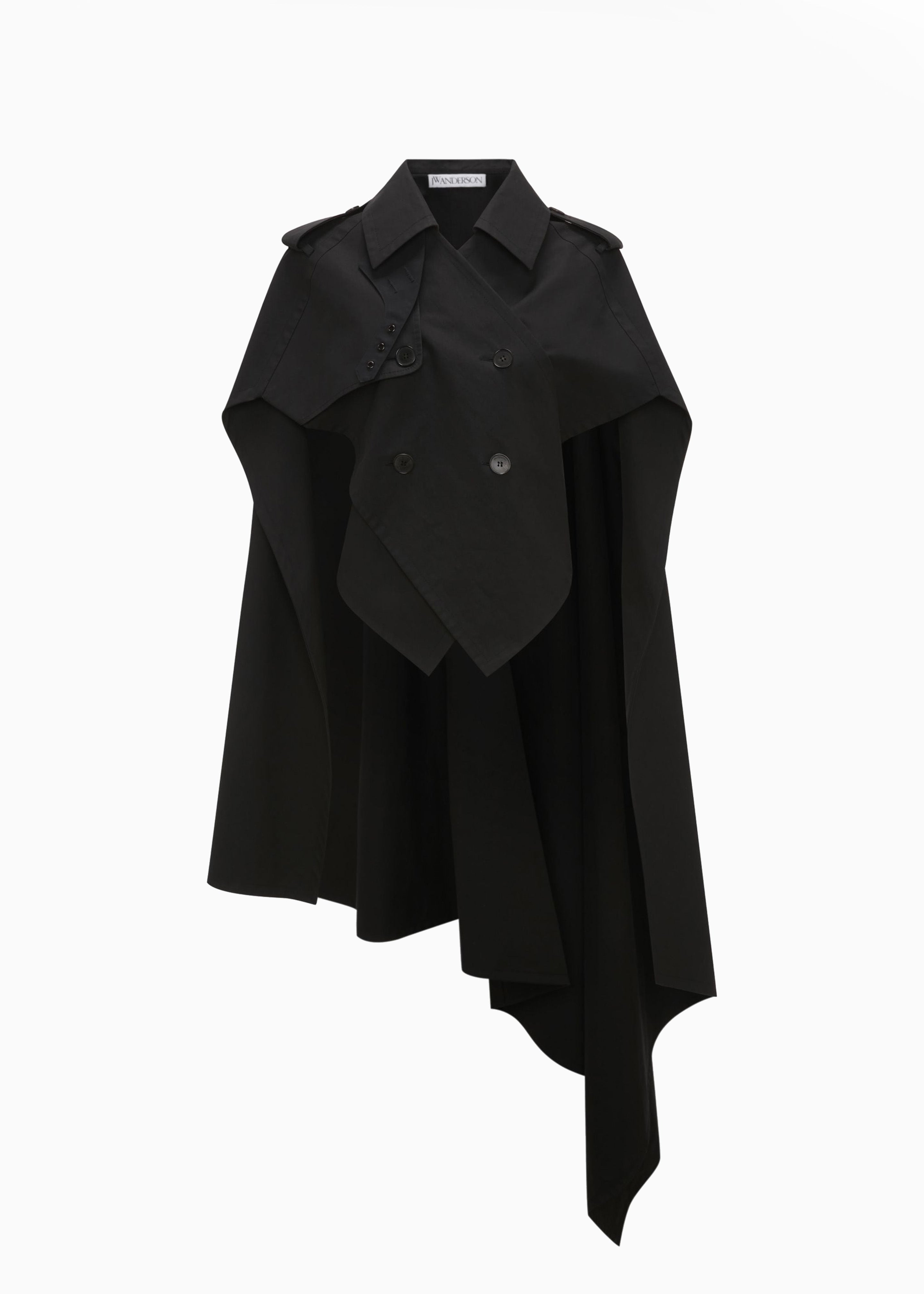 JW Anderson Trench Cape - Black - 9