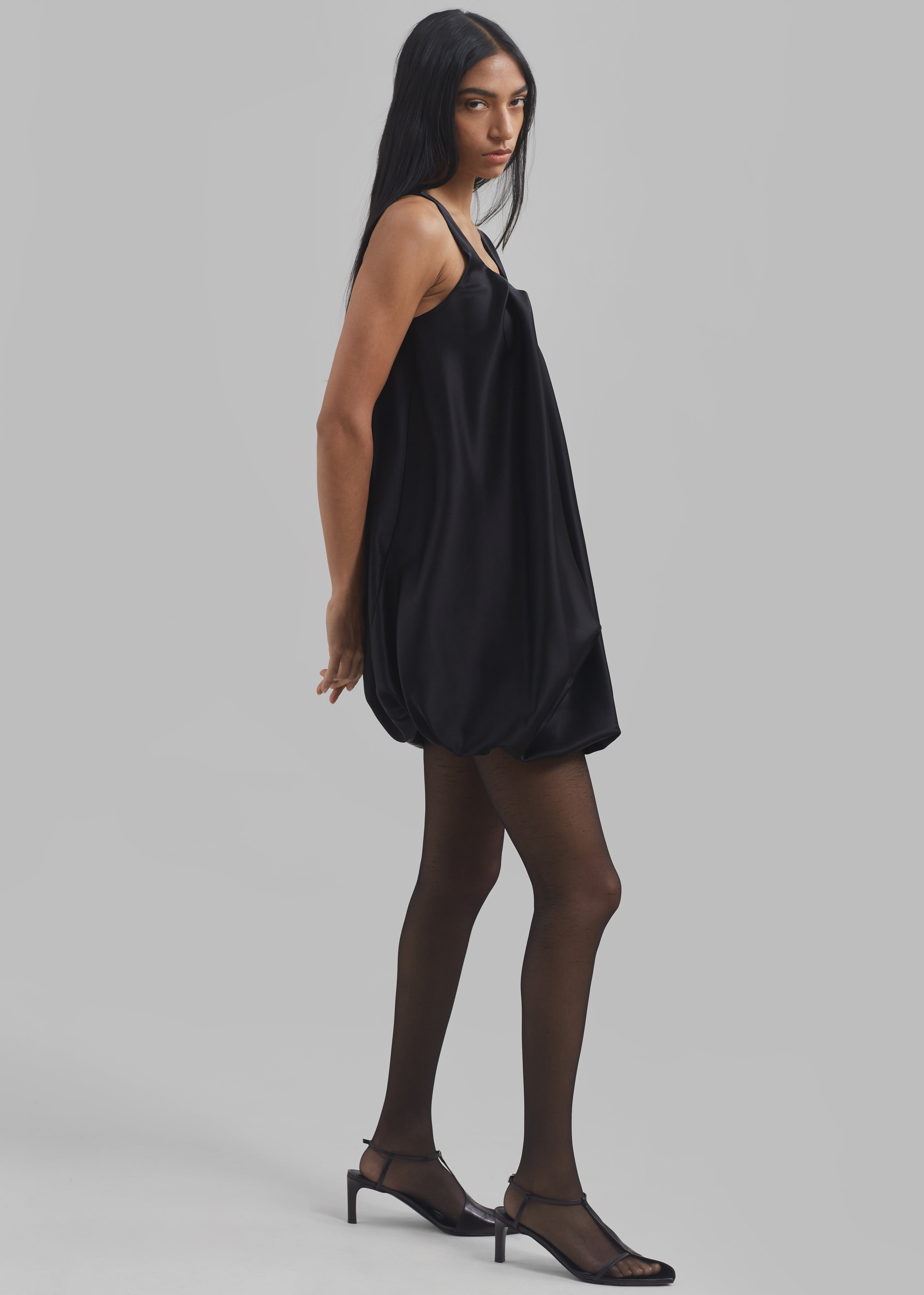 JW Anderson Twisted Mini Dress - Black - 3