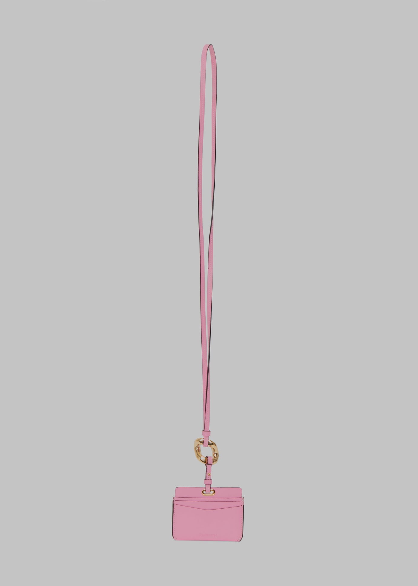 JW Anderson Cardholder with Chain Link Strap - Pink