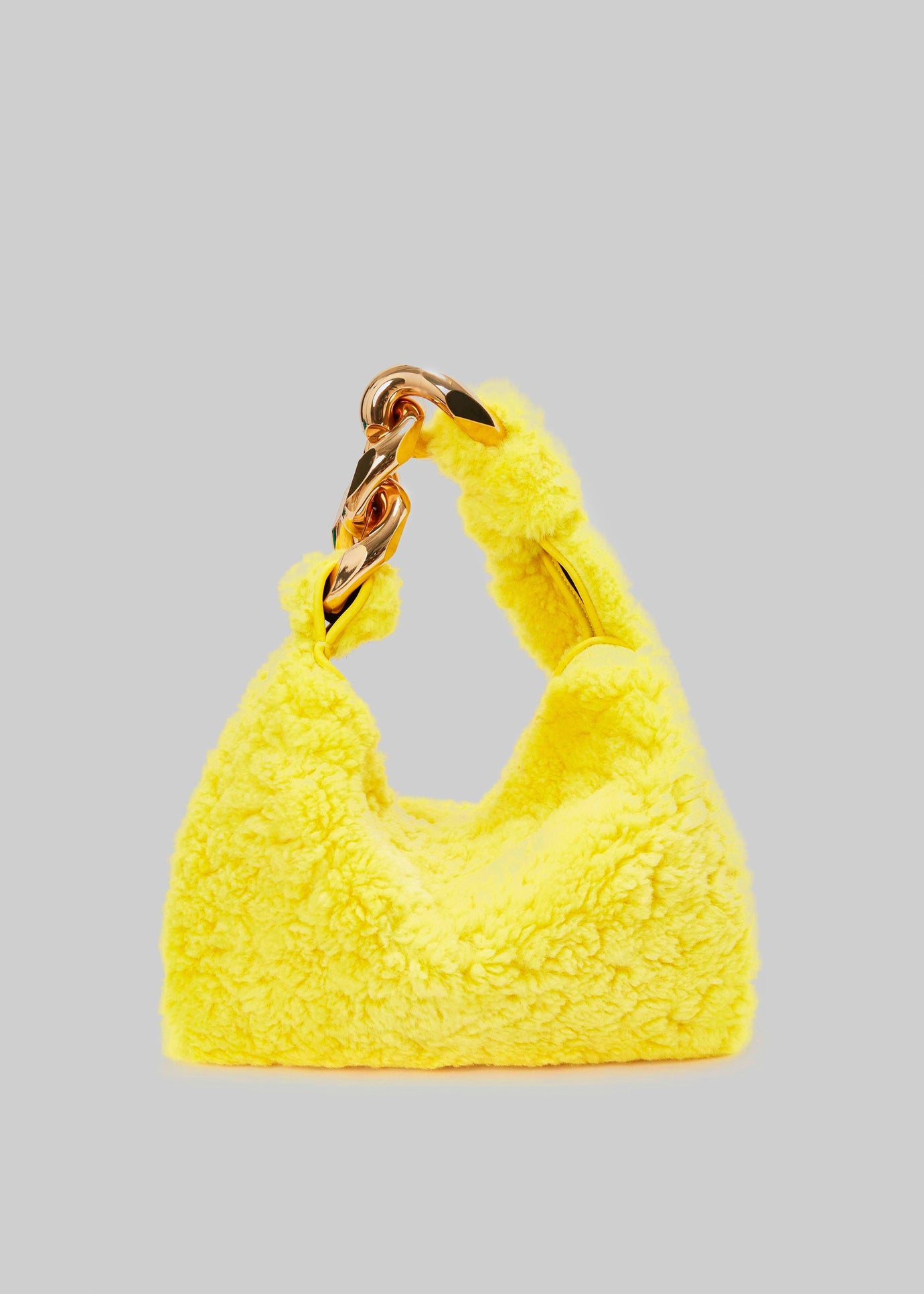JW Anderson Small Chain Hobo Bag - Yellow