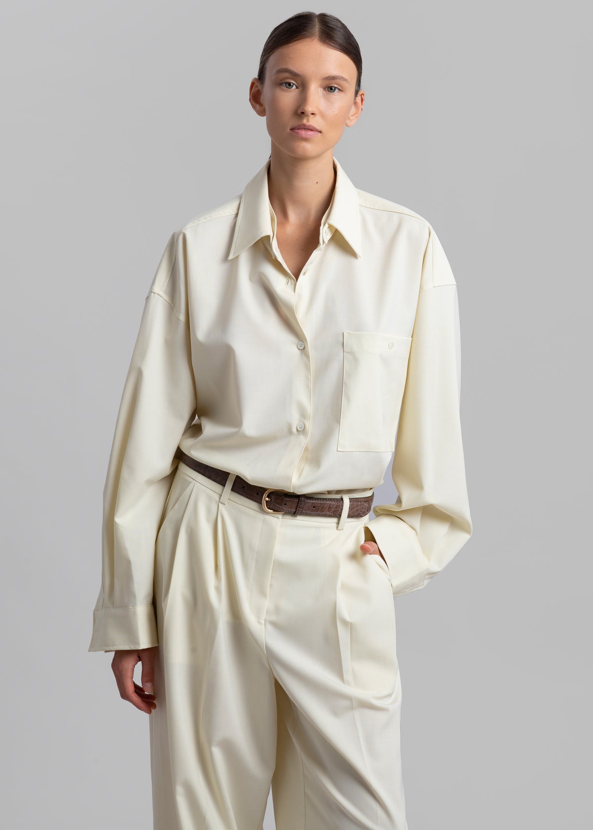 Jour Shirt - Cream - 1