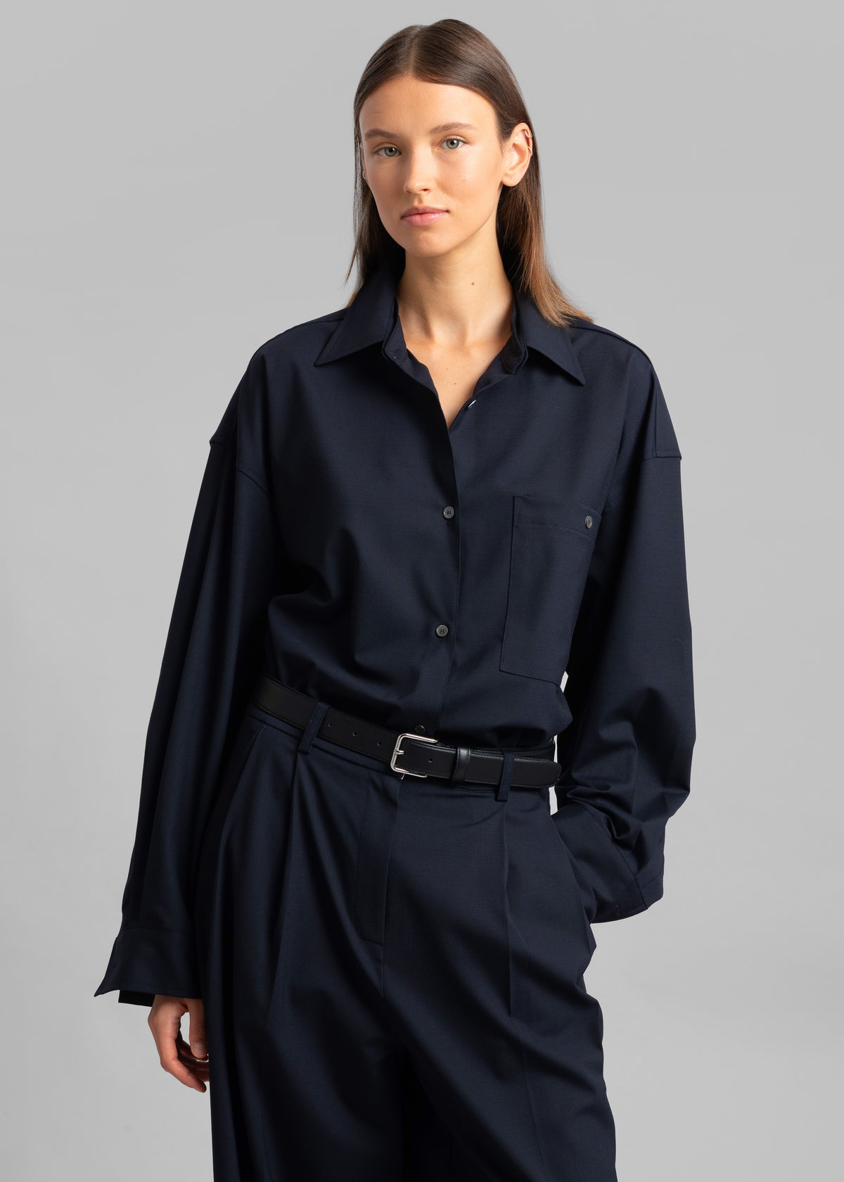 Jour Shirt - Deep Navy - 6