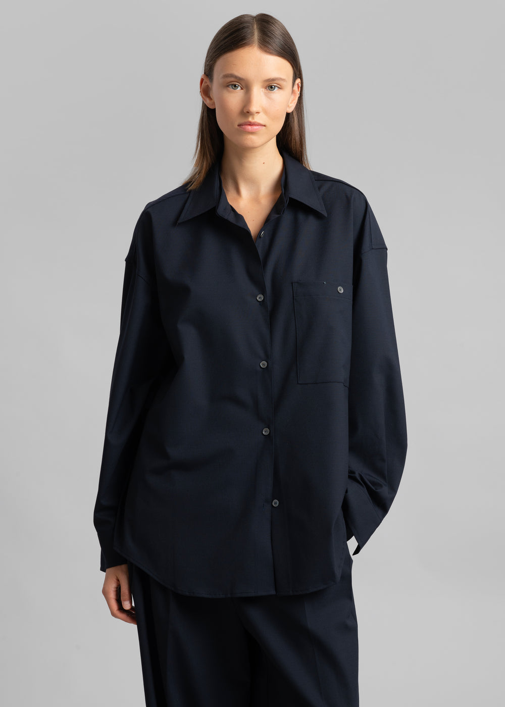 Jour Shirt - Deep Navy - 1