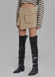 Judy Pocket Skort - Tan