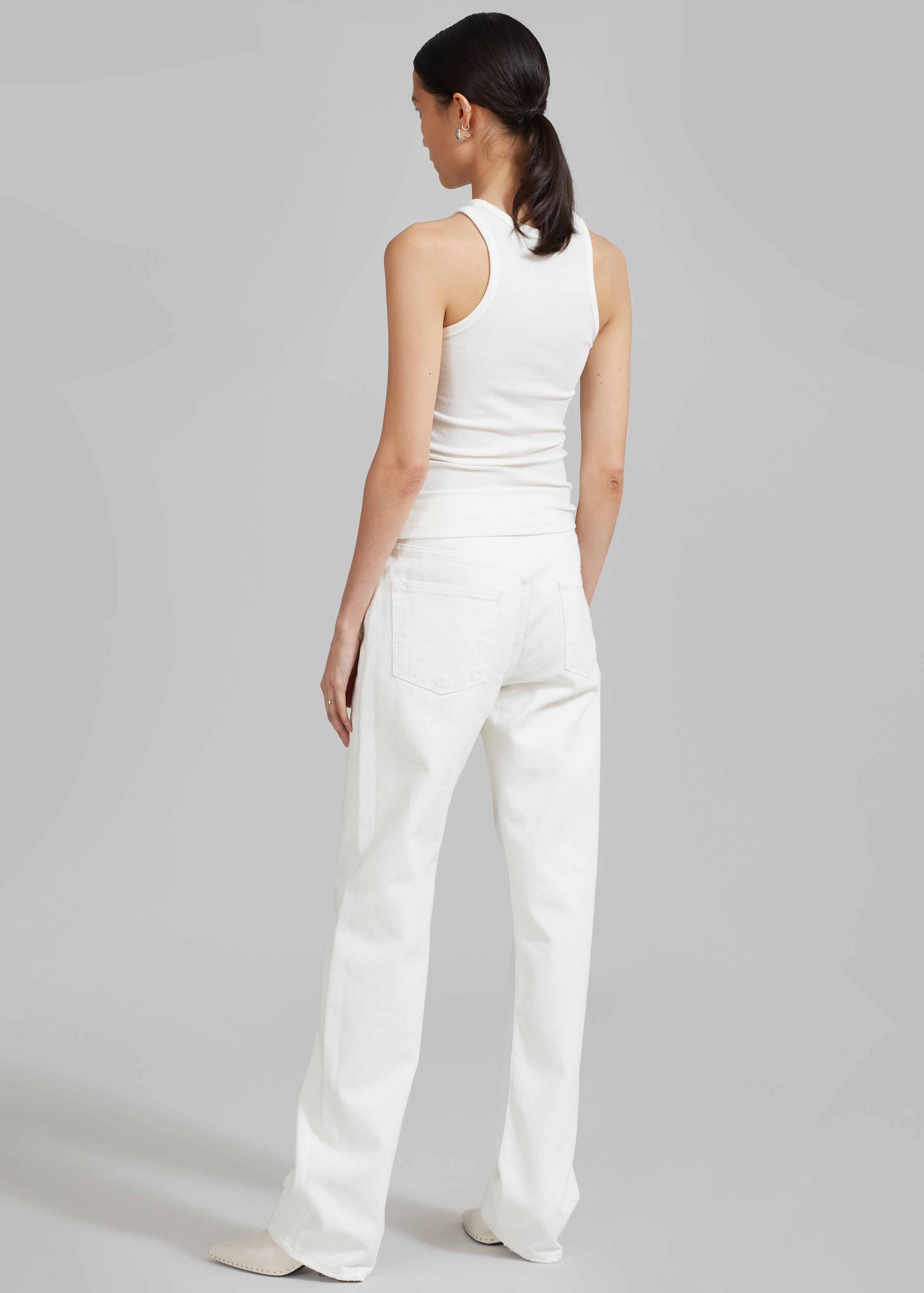 Kadie Straight Jeans - Off White - 6