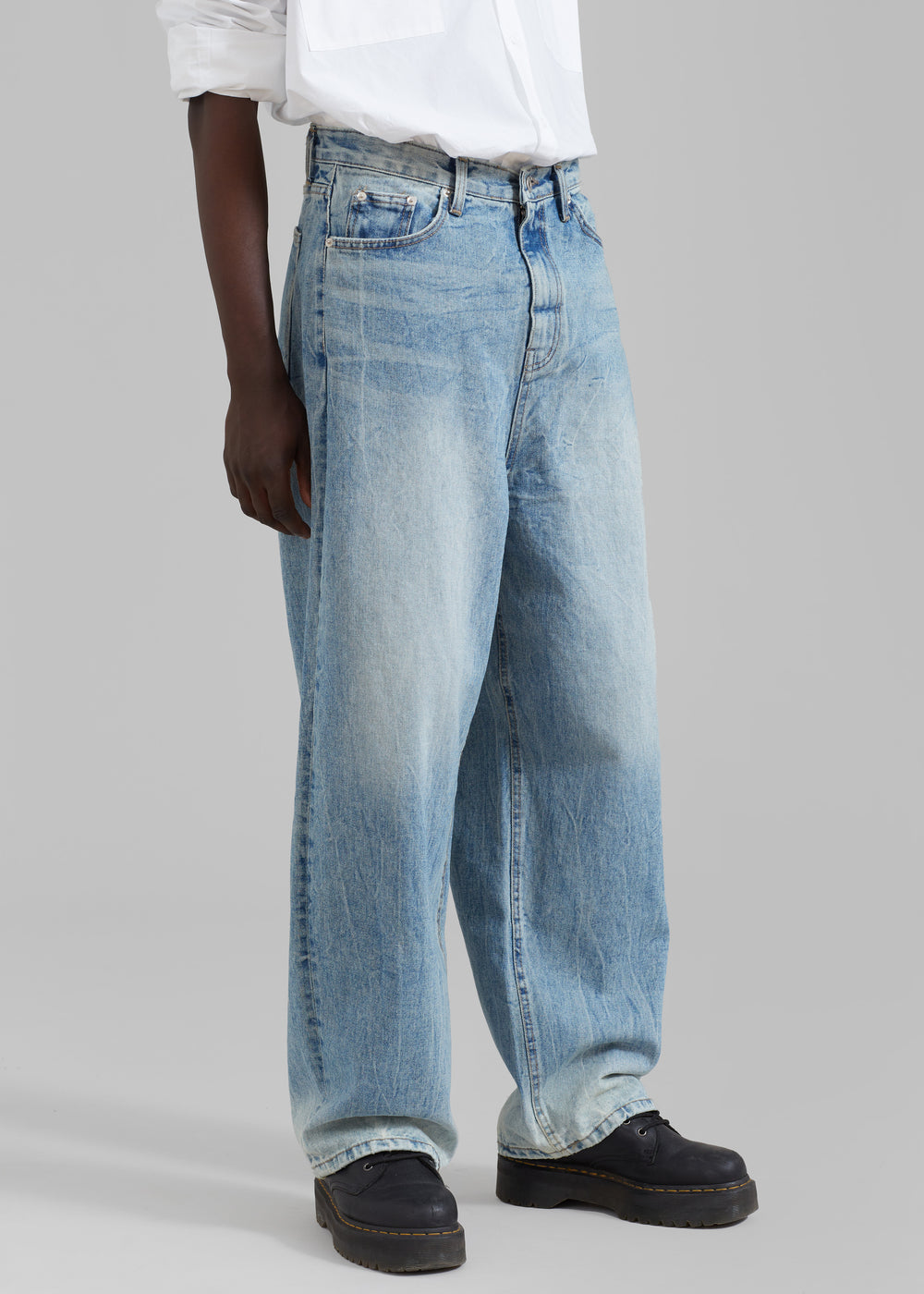 Kane Wide Jeans - Blue Wash