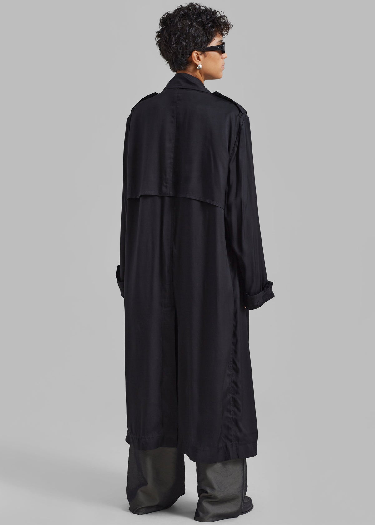 Karolina Trench Coat - Black - 6