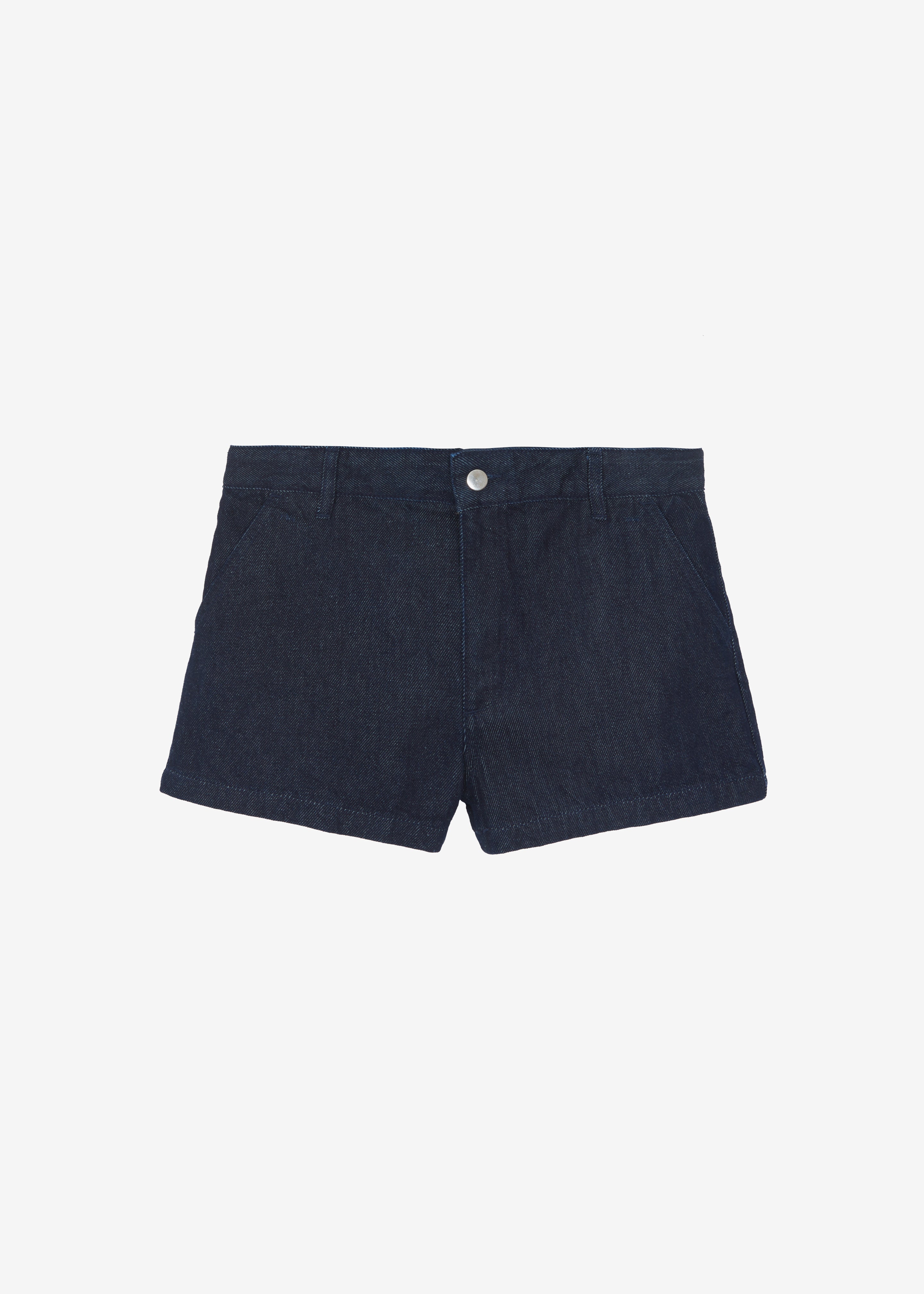 Kate Denim Mini Shorts - Raw Wash - 9