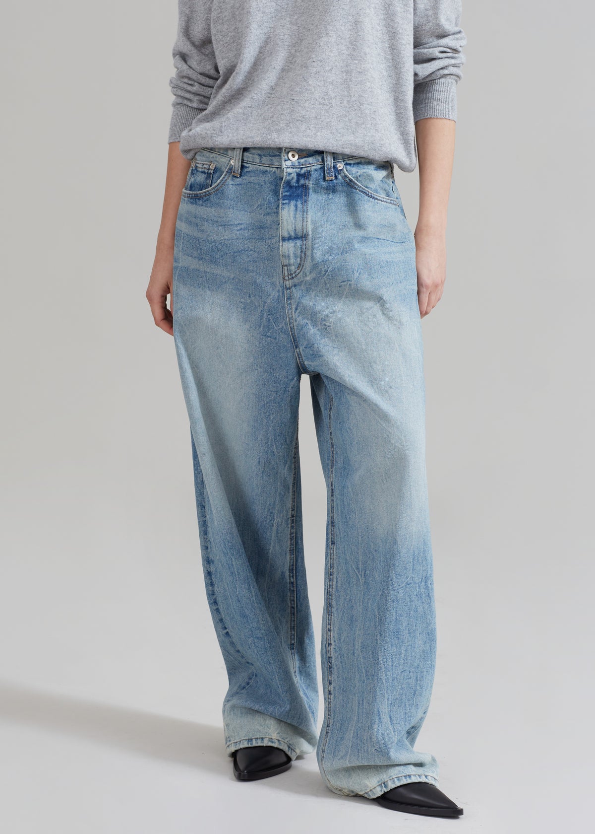 Kane Wide Jeans - Blue Wash - 2