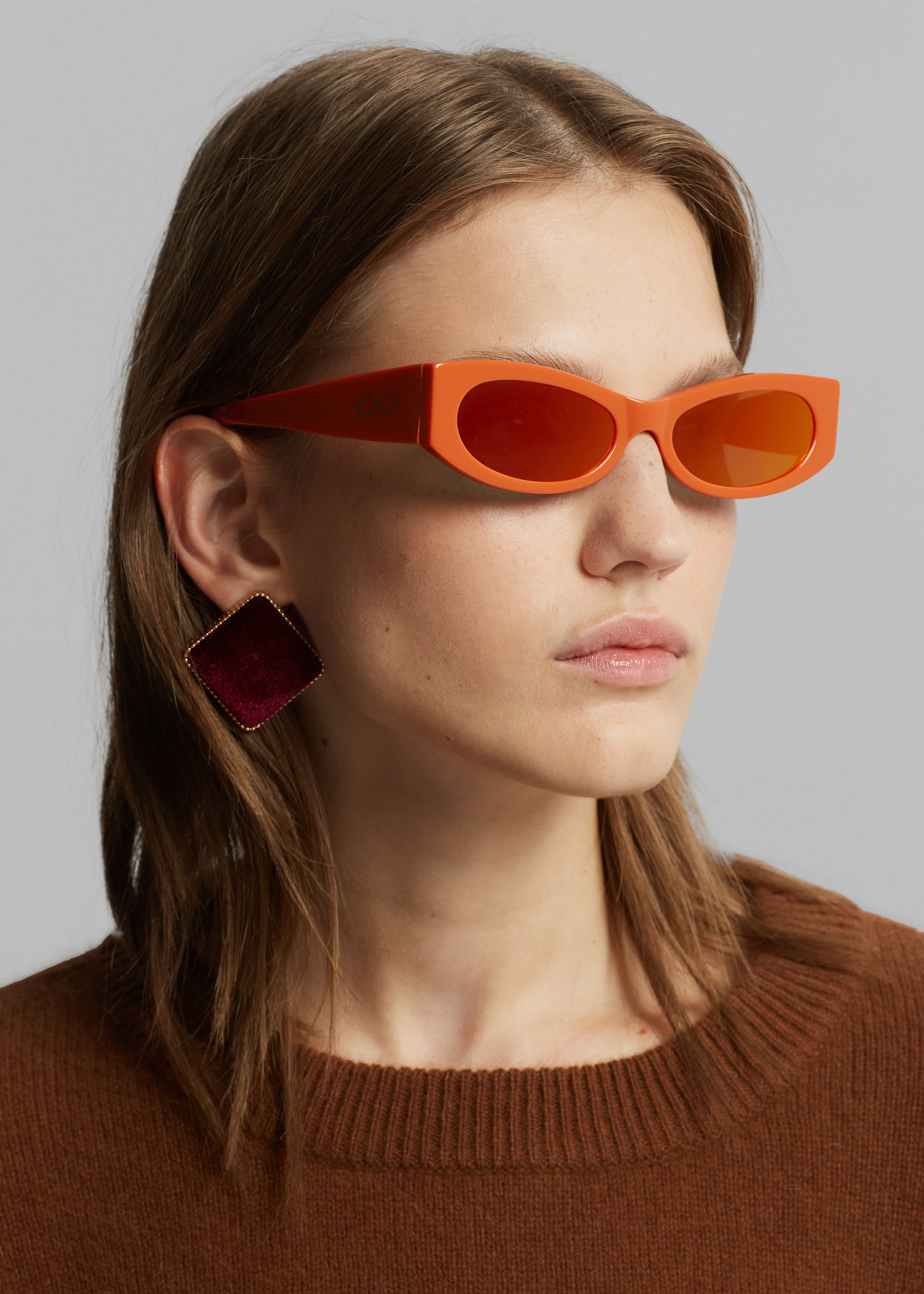 Karen Wazen Ciara Sunglasses - Carrot - 3