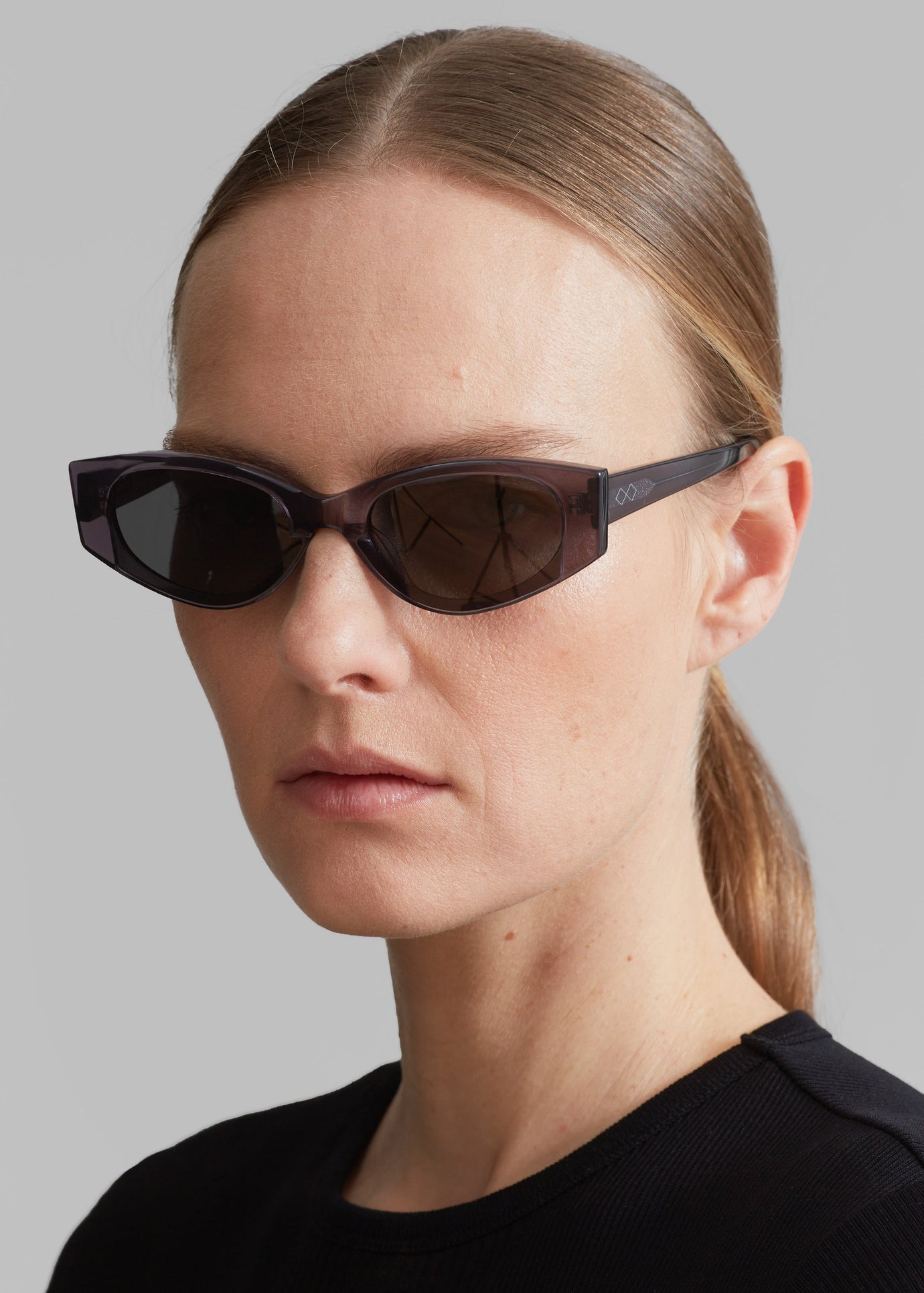 Karen Wazen Dixy Sunglasses - Smoky Grey - 1