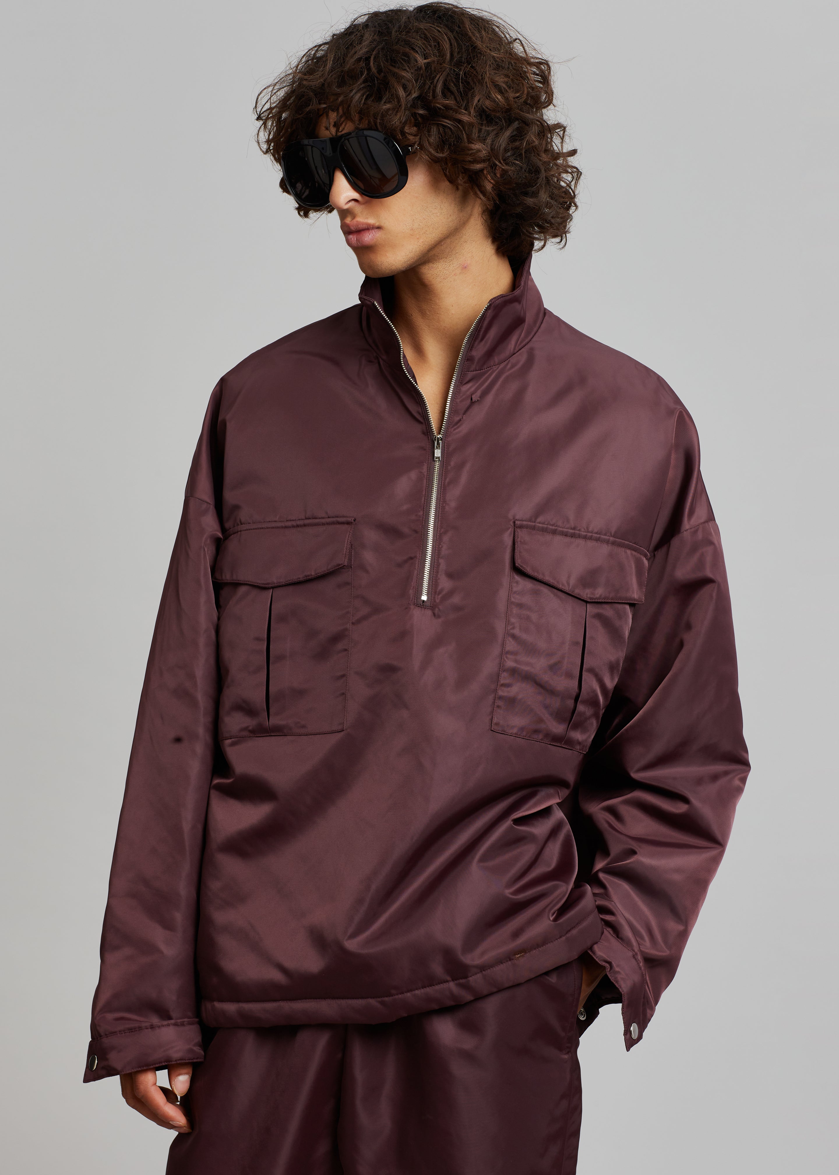 Kevin Anorak Jacket - Burgundy - 3 - Kevin Anorak Jacket - Burgundy [gender-male]