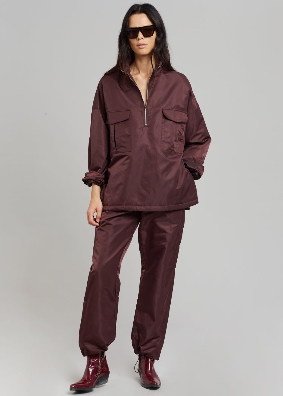 Kevin Anorak Jacket - Burgundy - 6