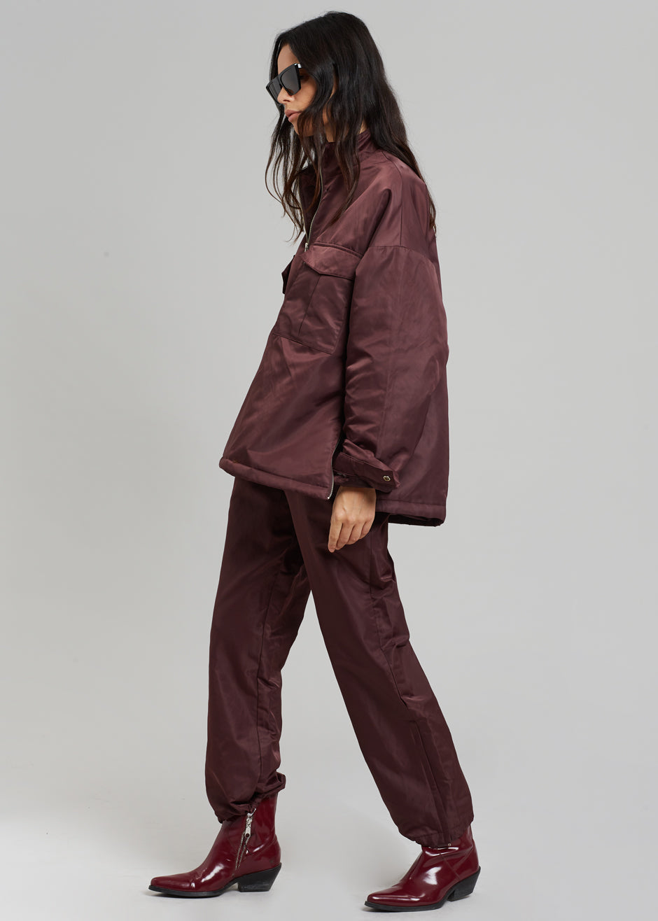 Kevin Anorak Jacket - Burgundy – Frankie Shop Europe