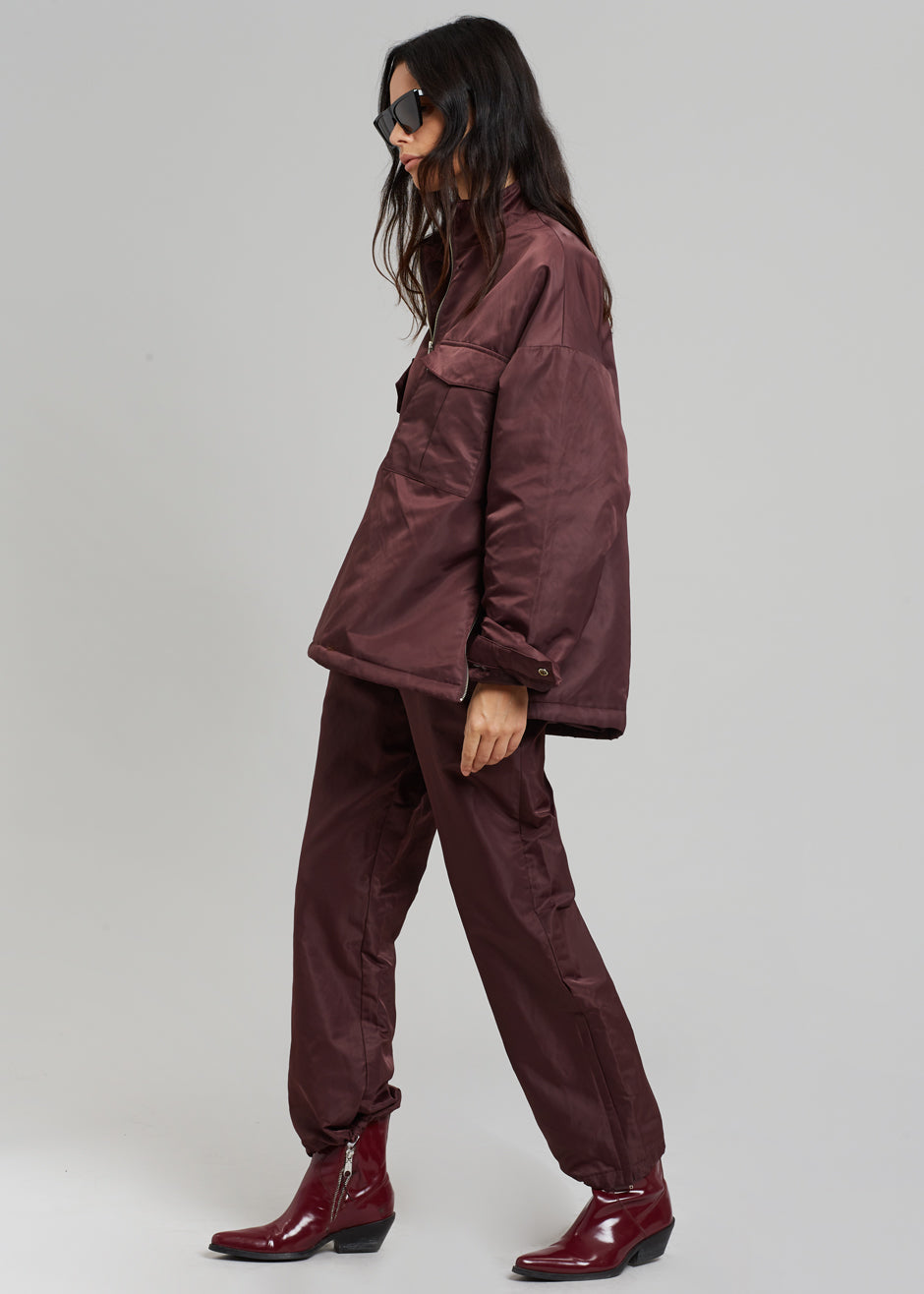 Kevin Anorak Jacket - Burgundy - 13