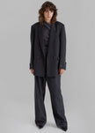 Kian Wool Blazer - Charcoal