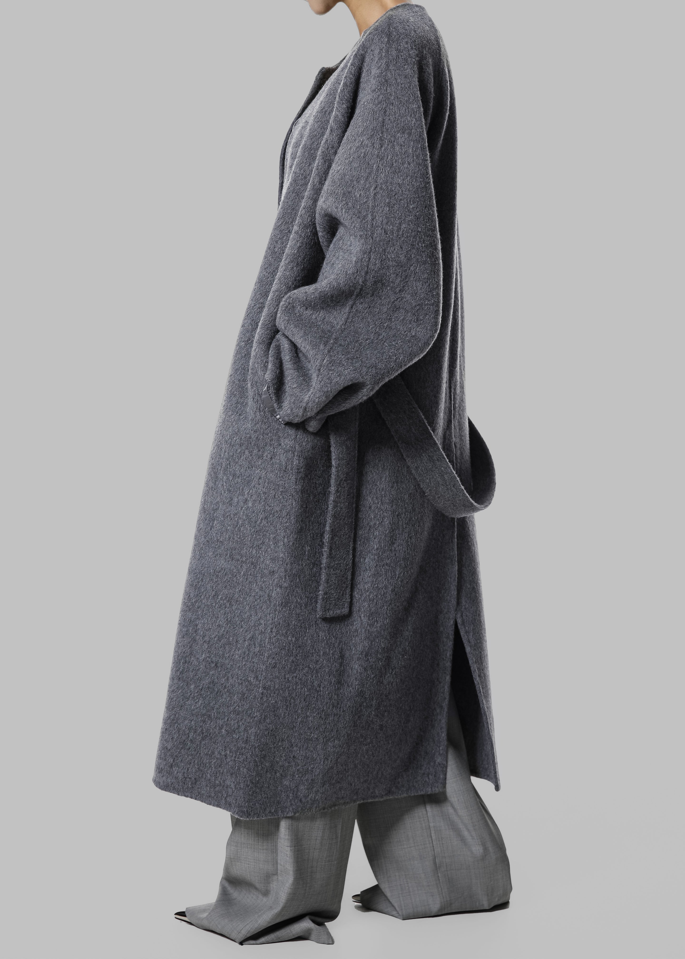 Leon Wool Coat - Grey - 12