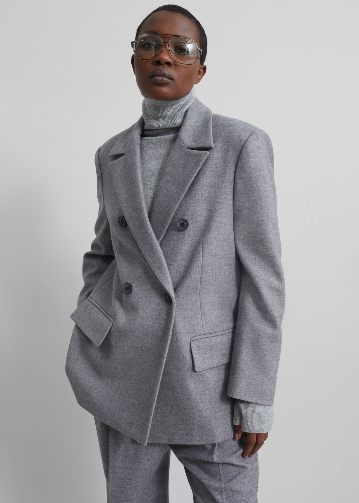 Lilah Blazer - Grey - 3