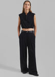 Lilly Pleated Trousers - Black