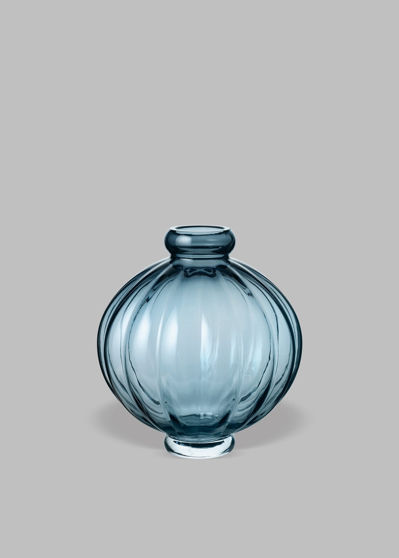 Louise Roe Glass Balloon Vase 01 - Blue