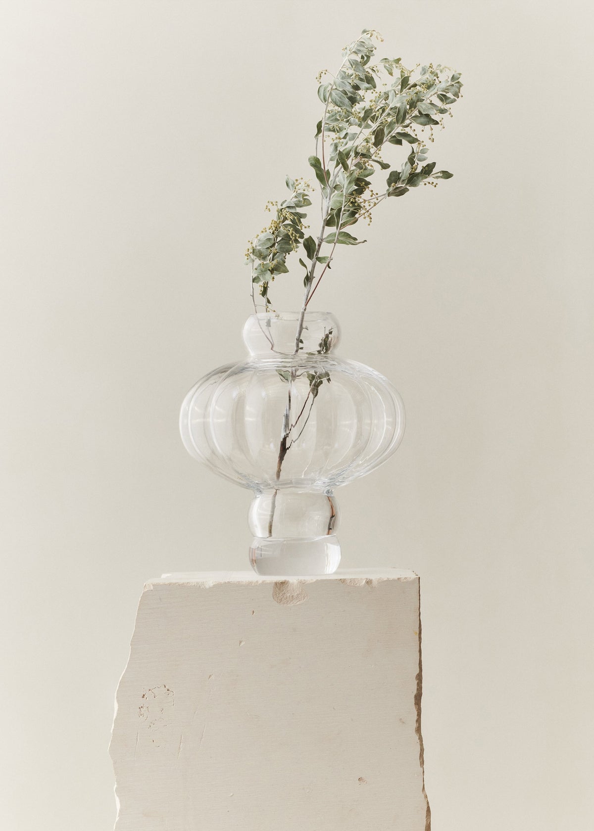 Louise Roe Glass Balloon Vase 02 - Clear - 3