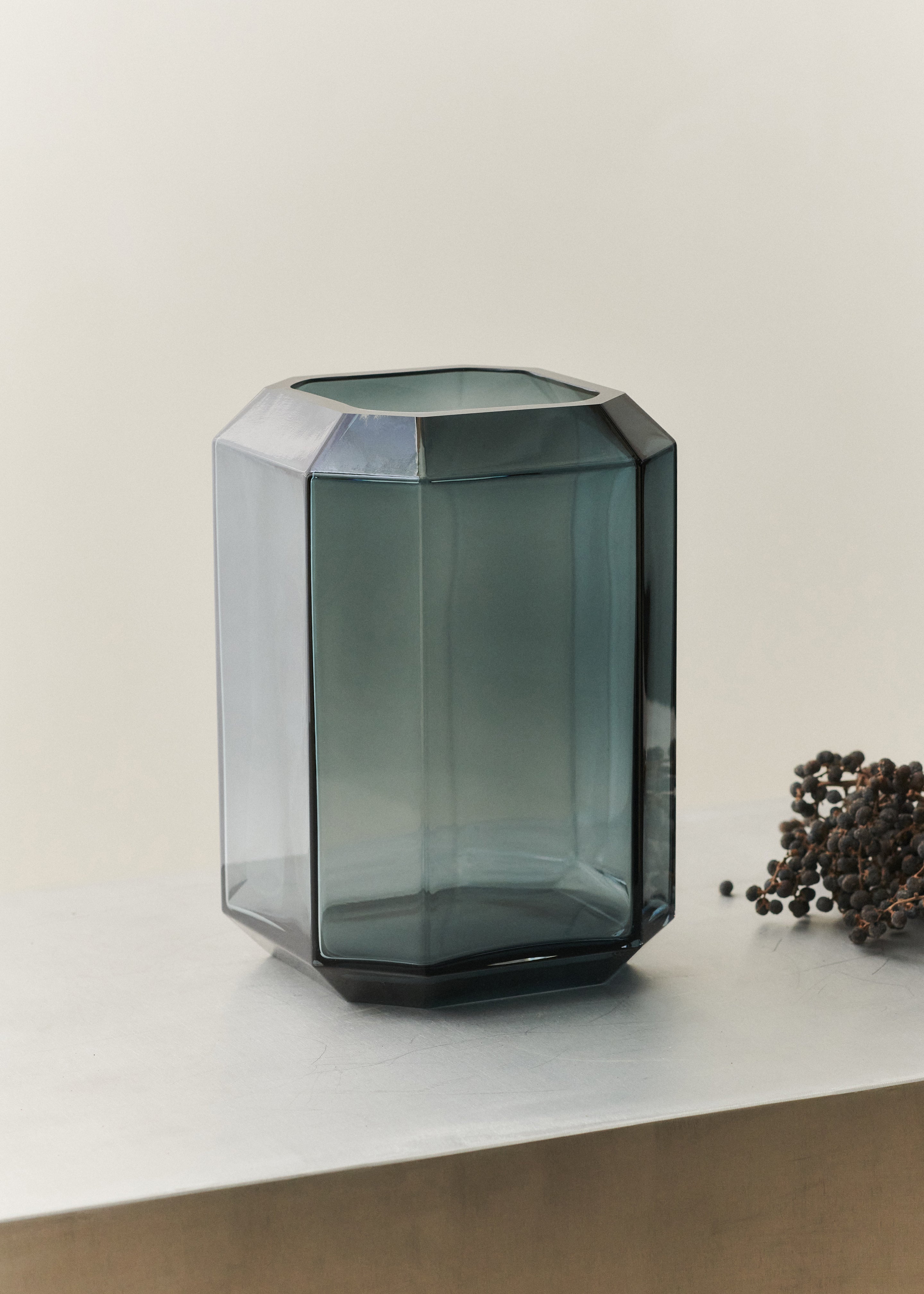 Louise Roe Jewel Vase Medium - Blue - 2