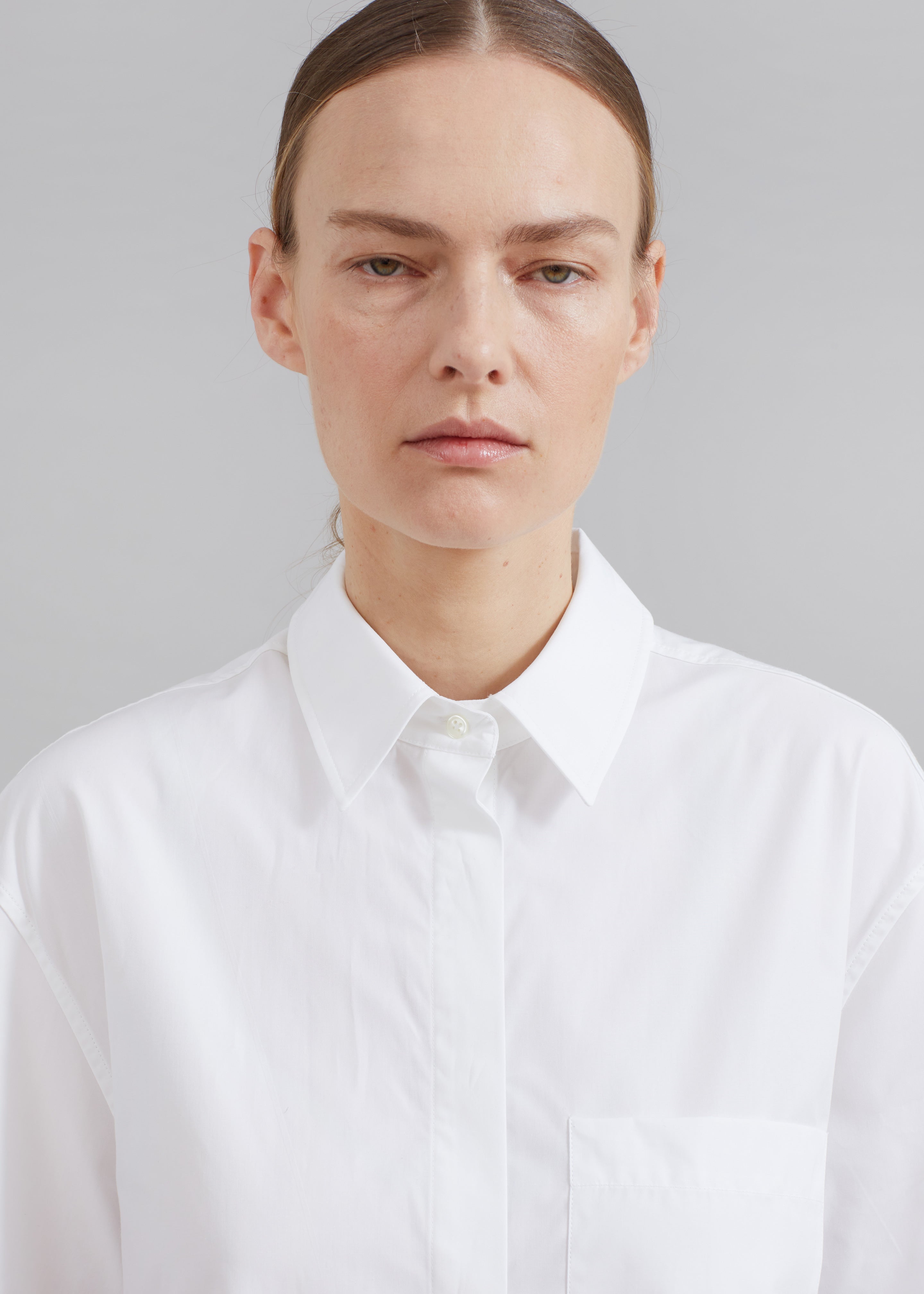 Loulou Studio Evora Shirt Dress - White - 4