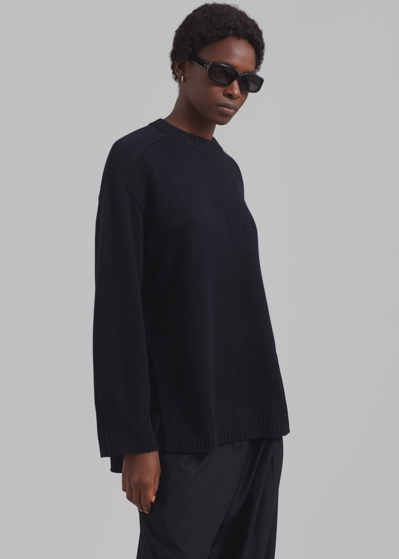 Loulou Studio Safi Sweater - Black