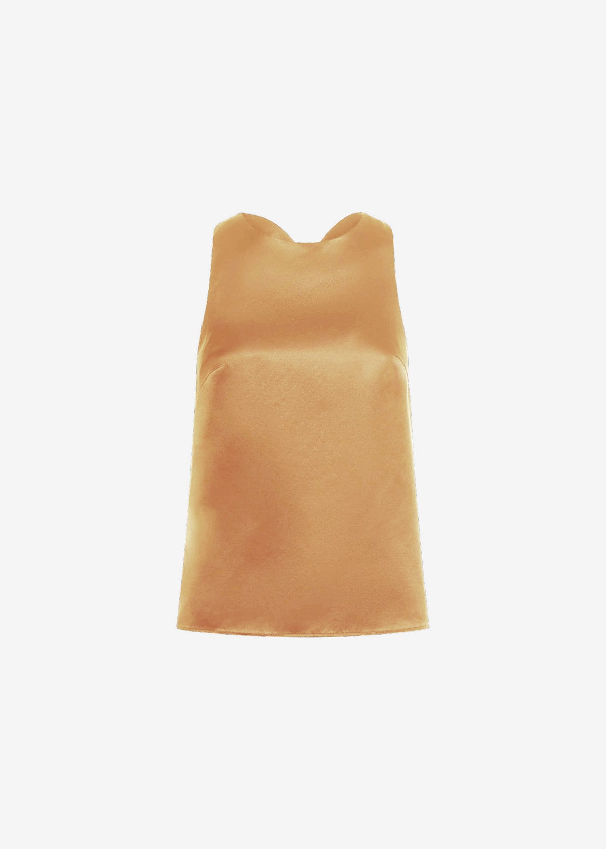 Loulou Studio Estor Silk Tank Top - Camel - 6